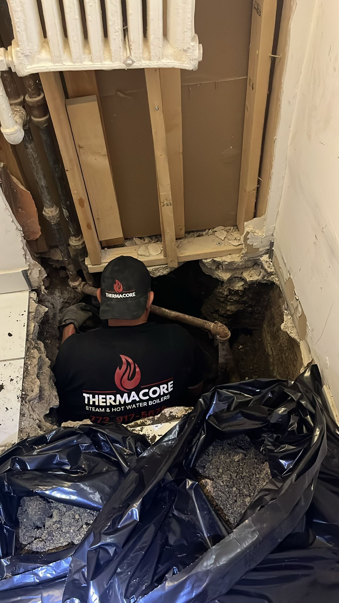 Steam Return Line Project by Thermacore 