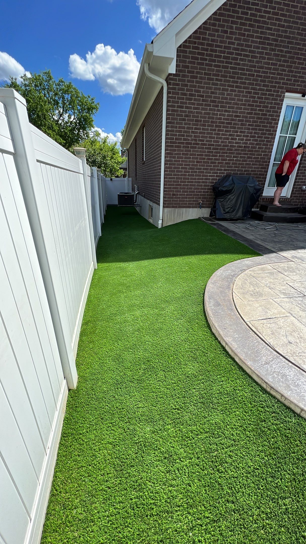 Synthetic Turf Installation using Pet Champ Synthetic Turf by Reisenberg’s Lawn & Landscape, LLC