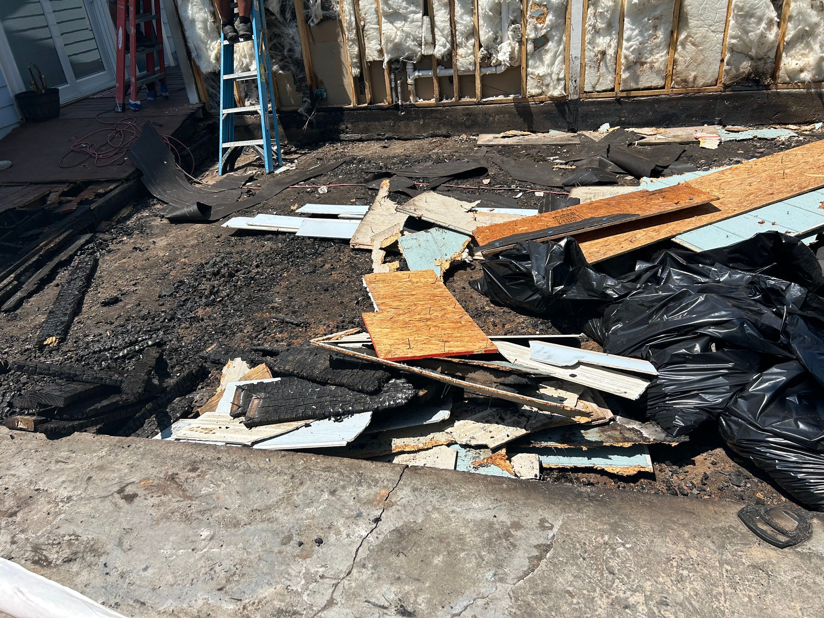 Deck and Siding Replacement from Fire Damage by JTX Pro Services LLC