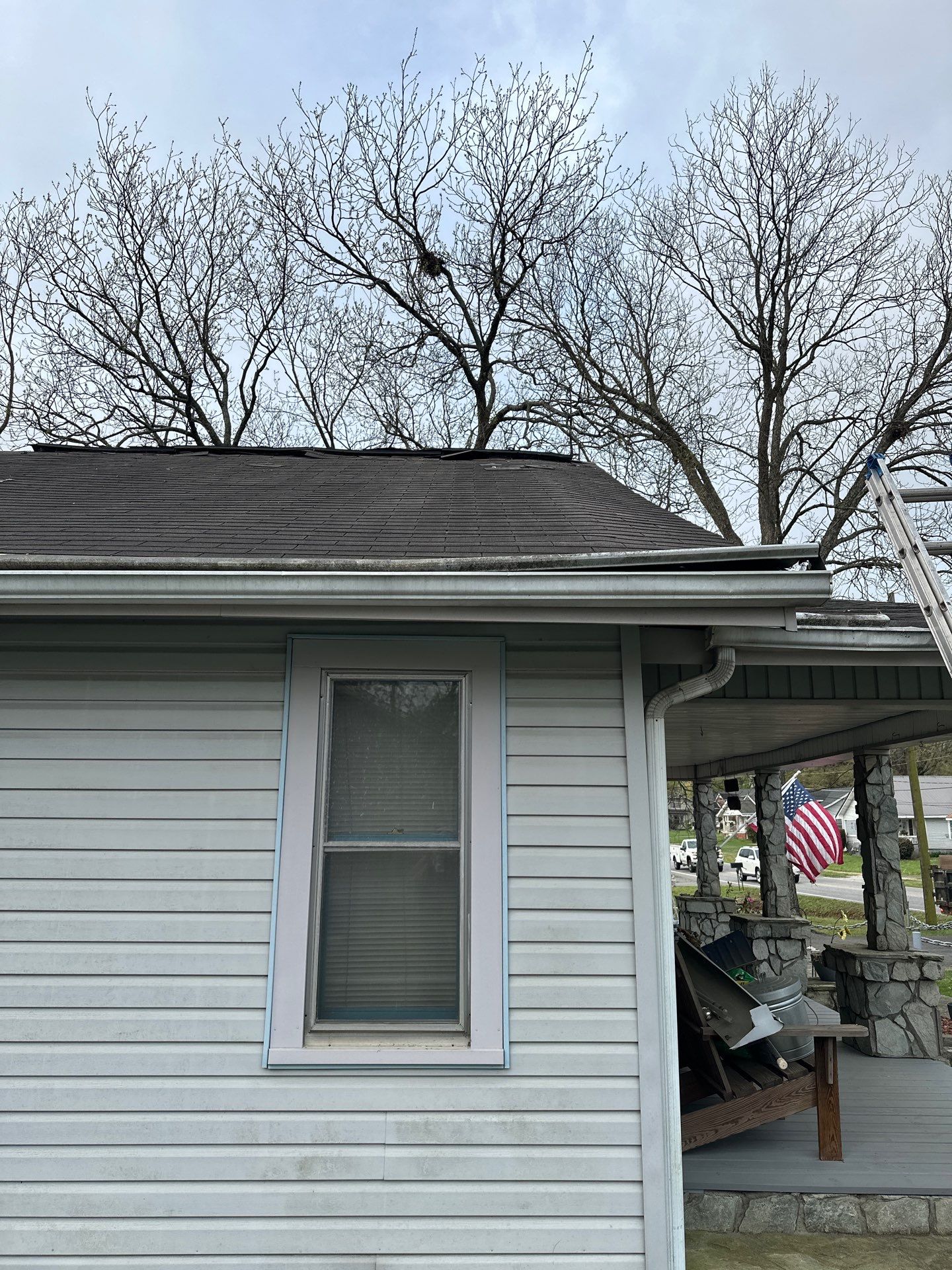 6" Seamless Low Gloss White Gutters and Guards  by Peak 2 Peak Services LLC