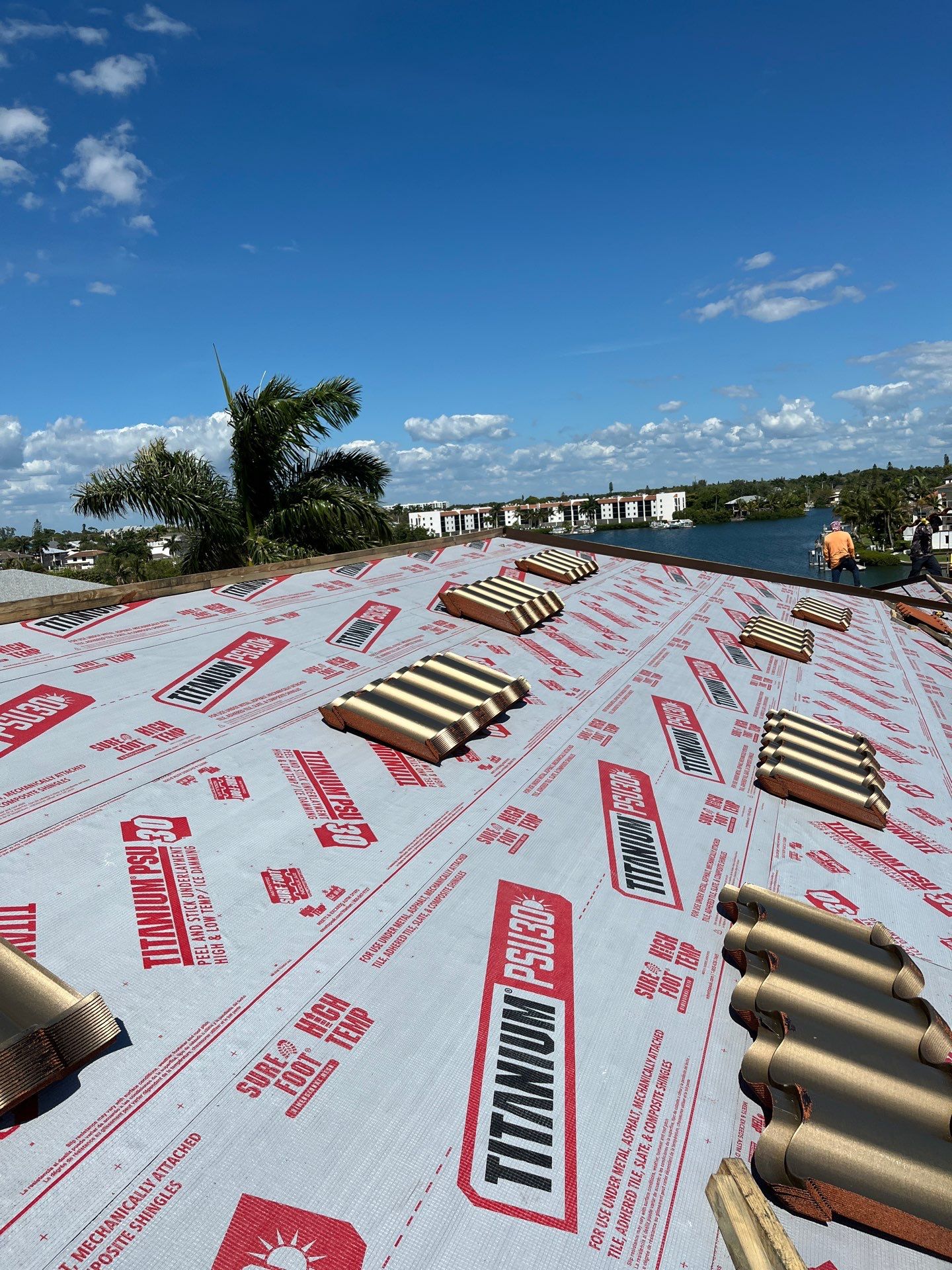 Decra Stone-Coated Metal Roof Installation for Bonita Springs Estate by cordova home services