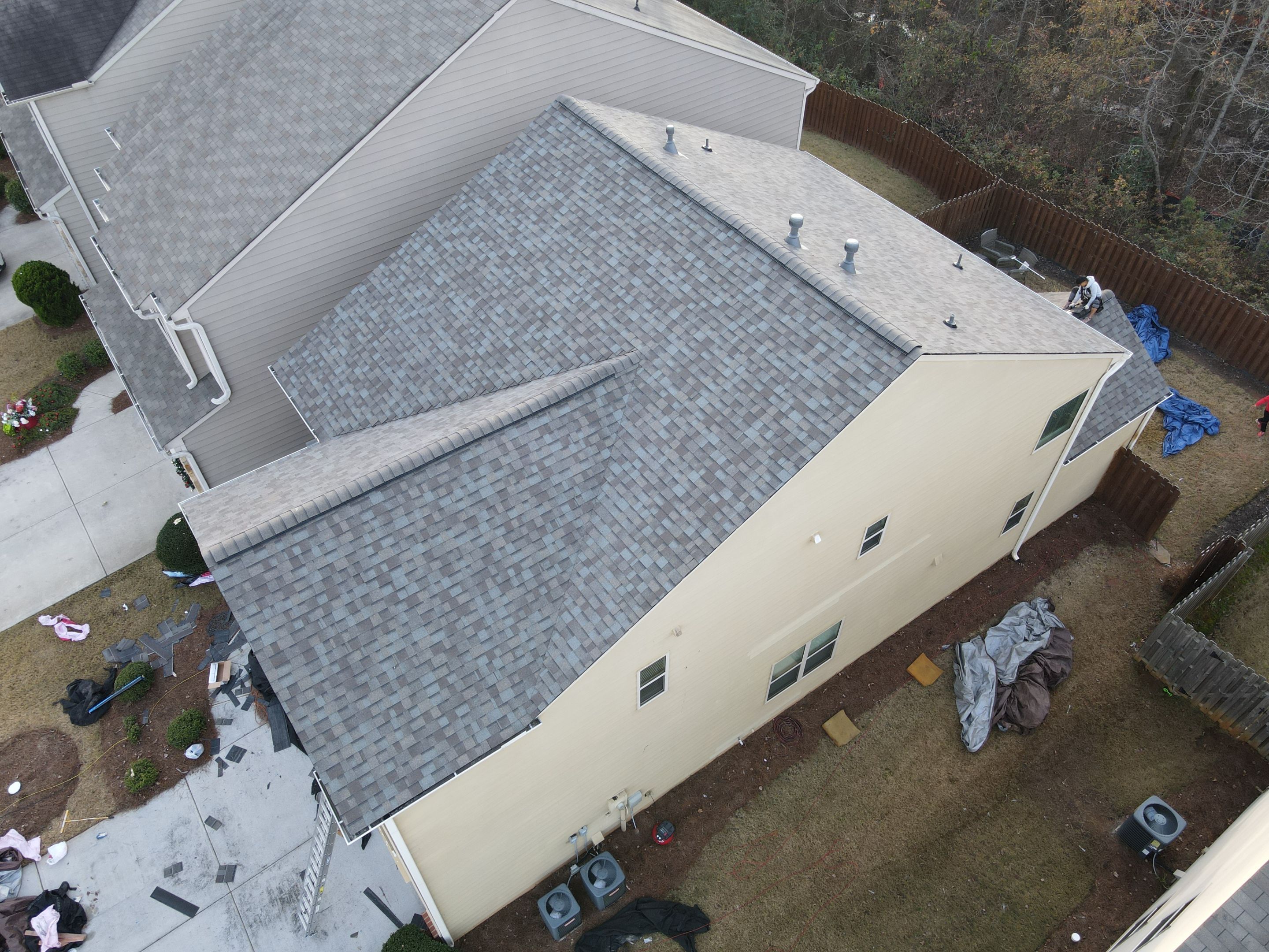 Residential Roofing Installation using Owens Corning by Inspector Roofing and Restoration