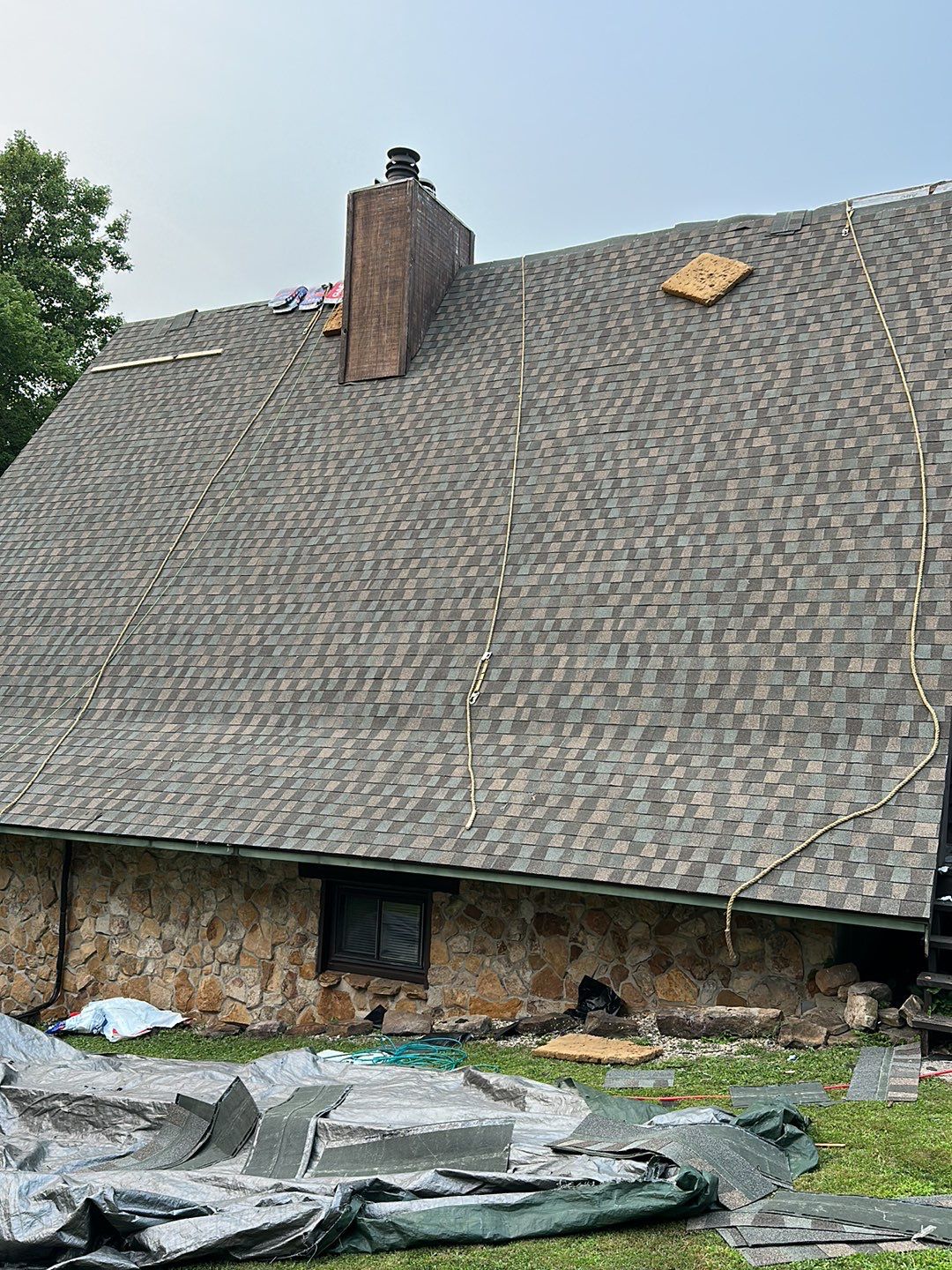 Residential Roofing Installation using GAF Timberline HDZ by Rainstoppers Roofing