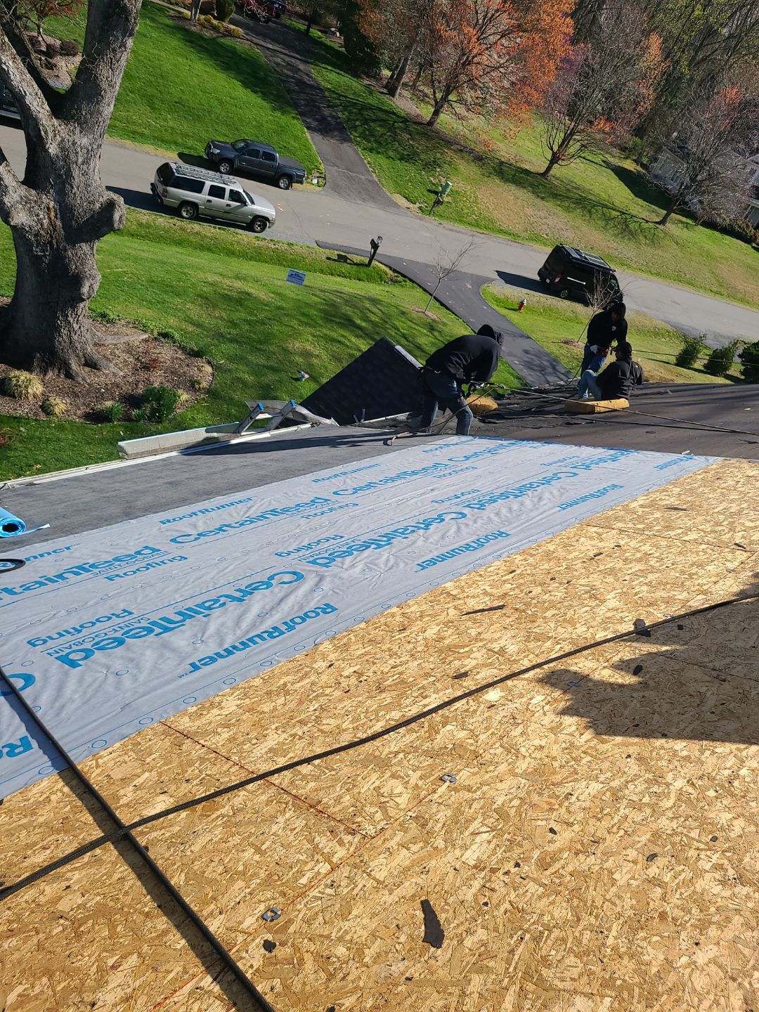 Burke: CertainTeed Landmark Pro Designer Shingles in Max Def Weathered Wood by RM Banning, Inc.