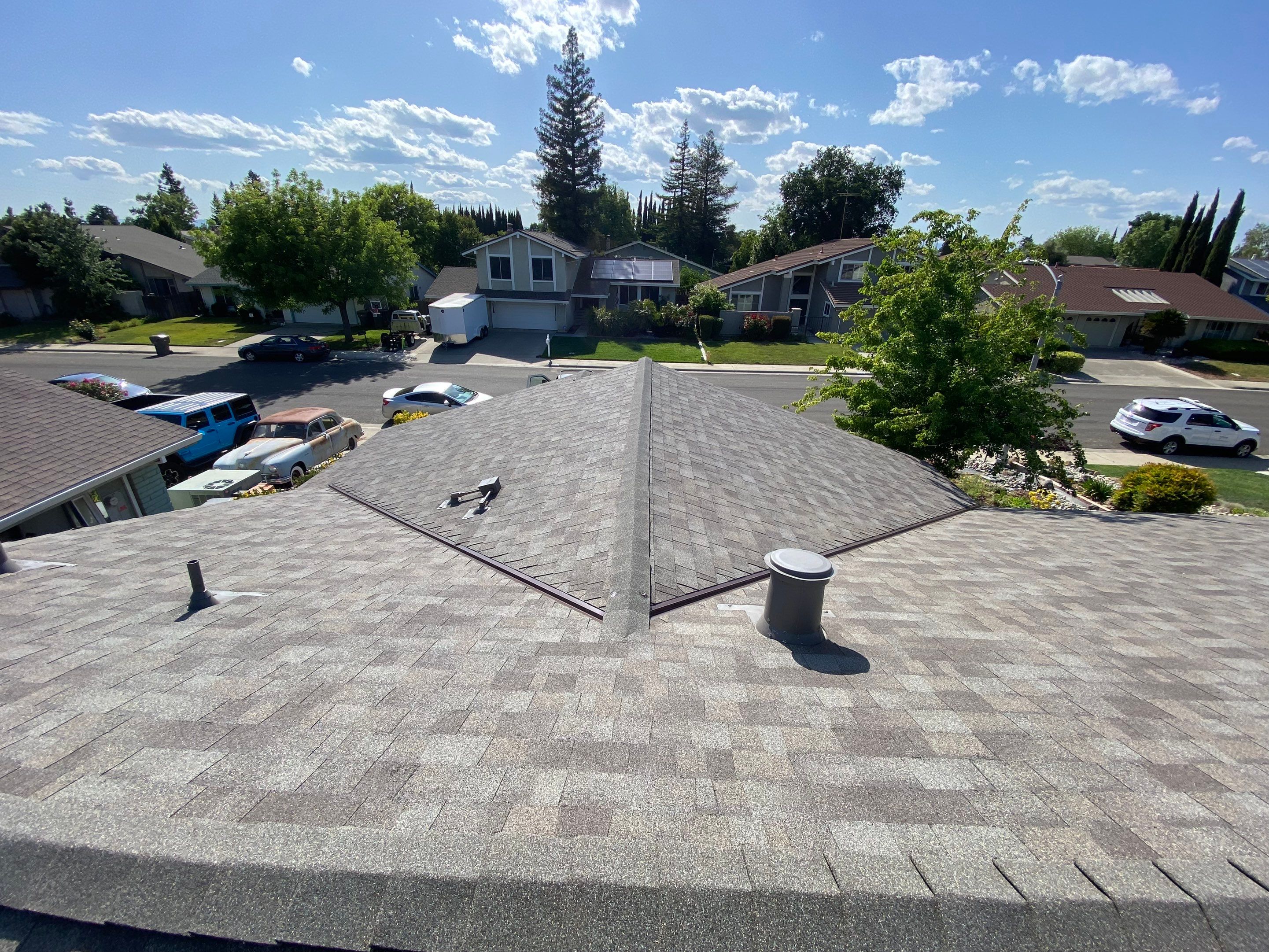 Residential Roofing Installation using Owens Corning Roofing Shingles by Byers Enterprises 