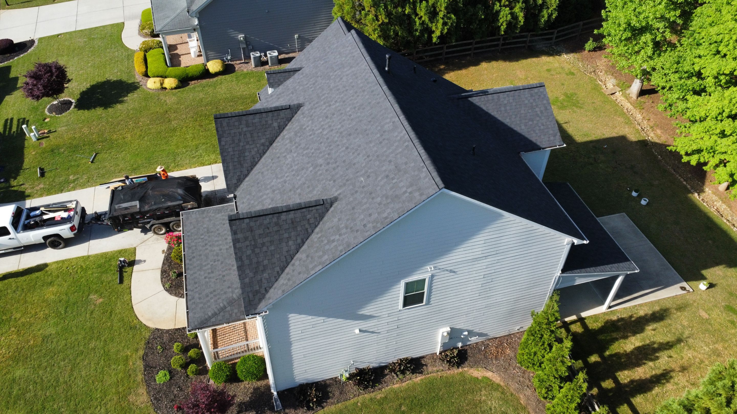 Canton, GA Roof Replacement CertainTeed Landmark Charcoal Black by Reset Roofing