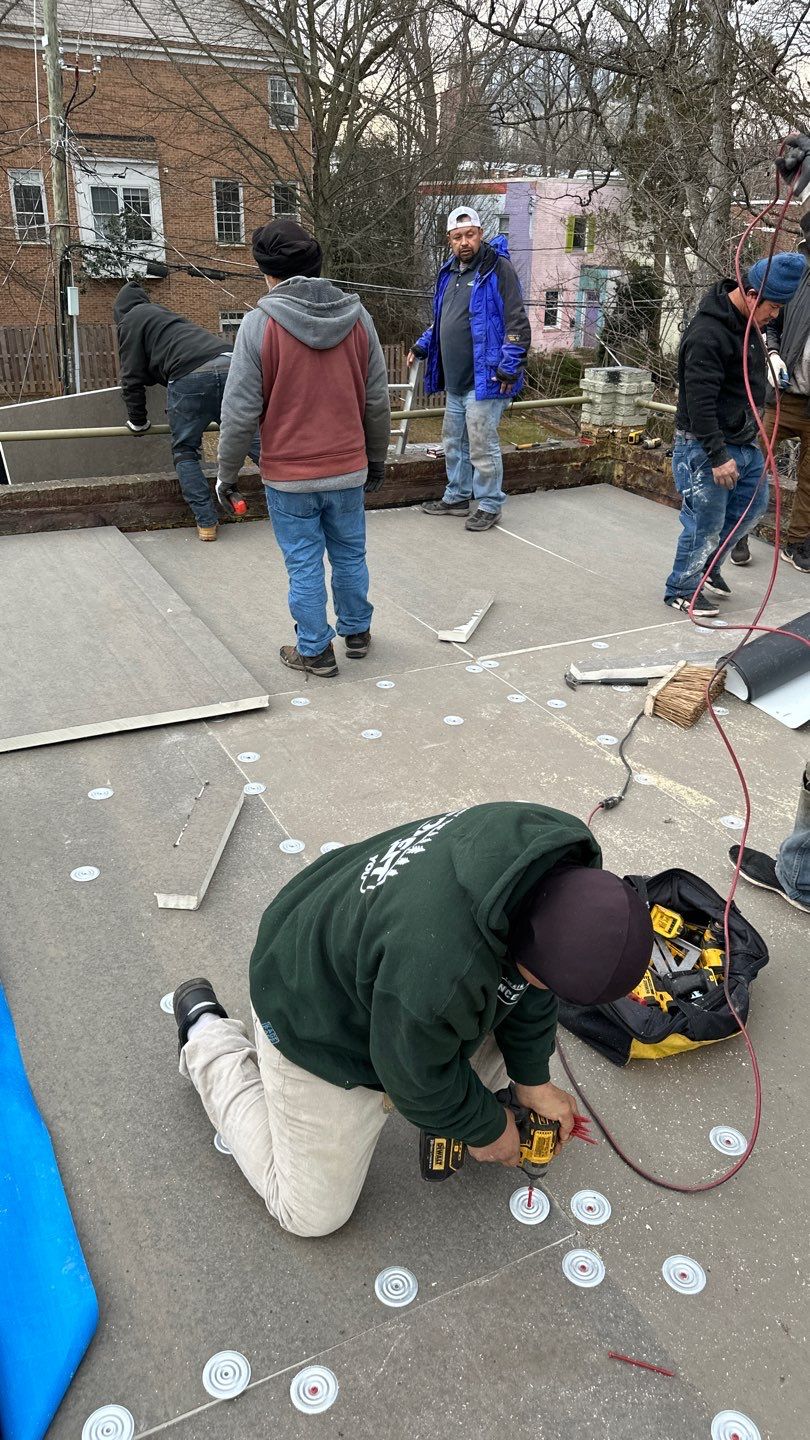 Arlington Flat TPO Roof Installation by RM Banning, Inc.