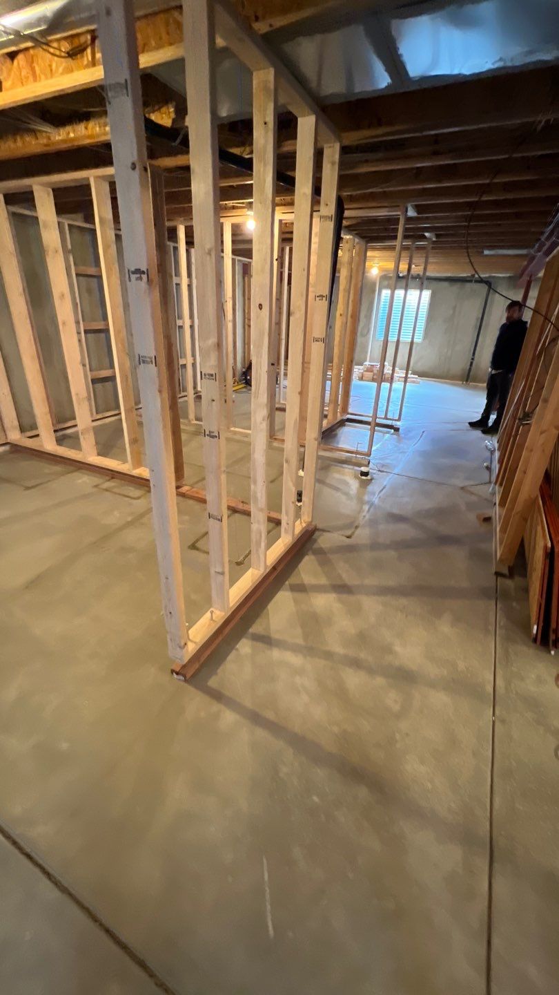 Basement Plumbing remodel by Plumbing Connect Systems LLC