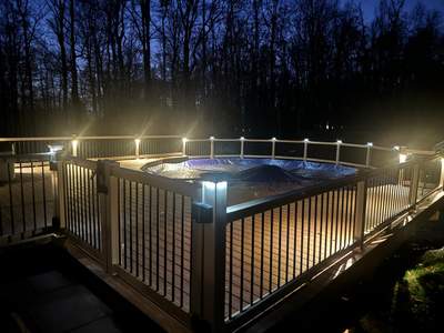 Above Ground Pool Deck