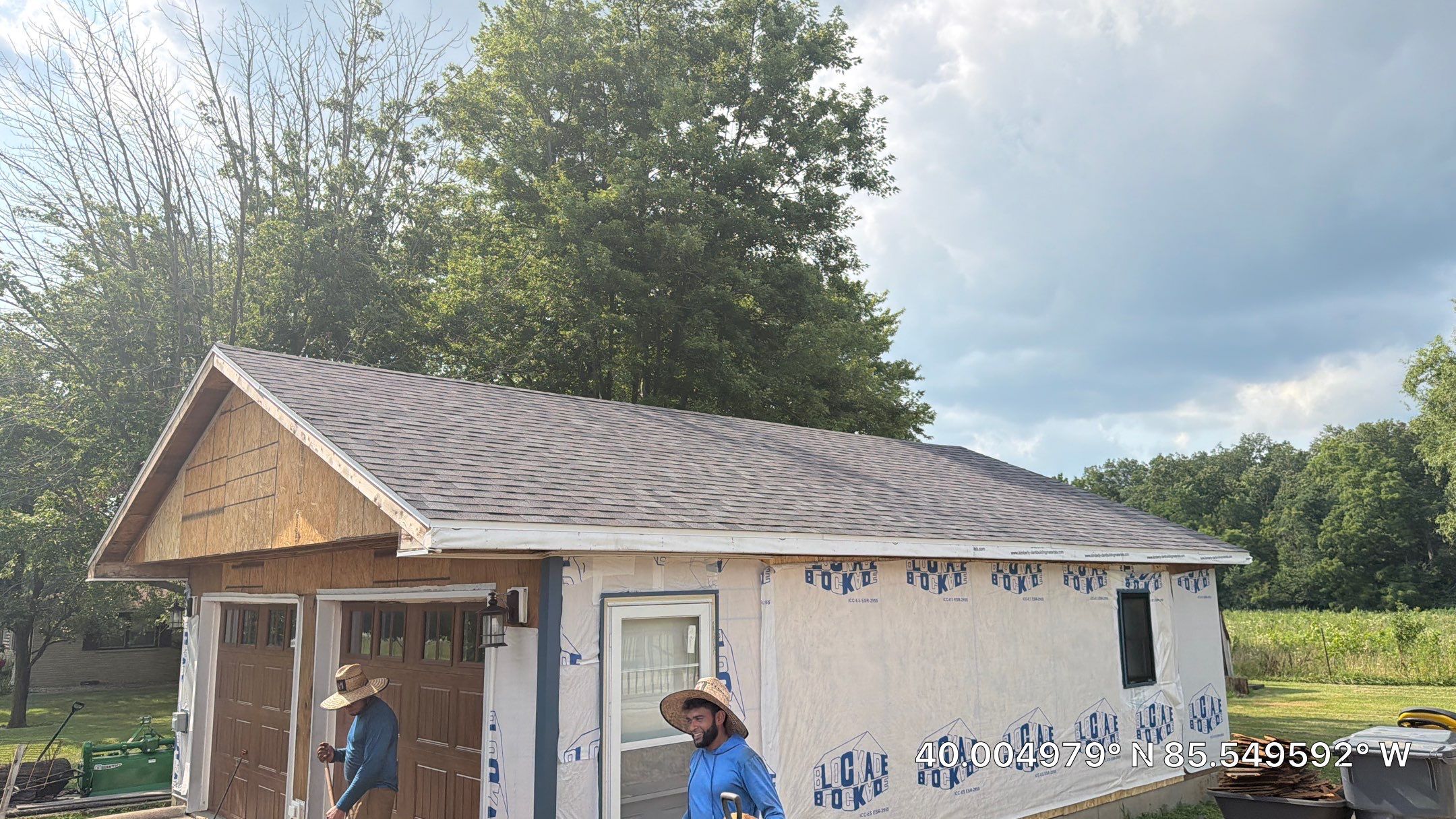 Project in Middletown, IN by Rodeffer Roofing INC