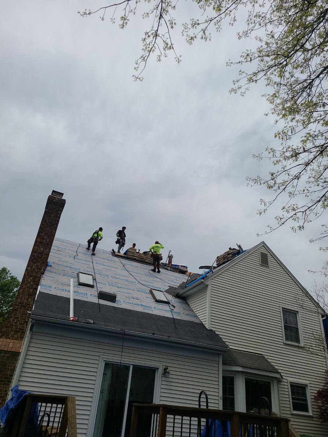 Vienna: CertainTeed Landmark Pro Designer Shingles in Max Def Moire Black by RM Banning, Inc.