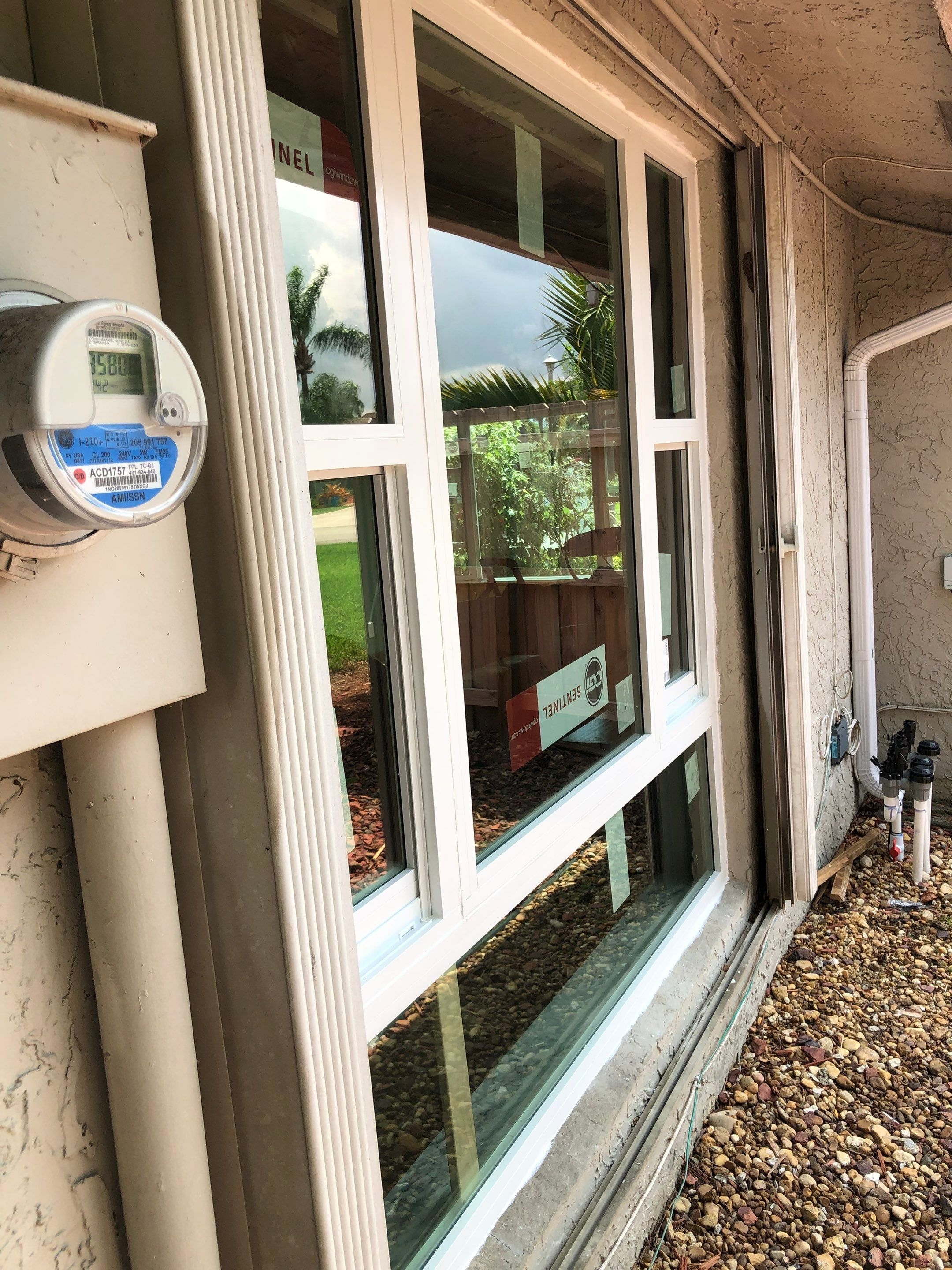 Impact Window Installation & Sliding Glass Door to Window Conversion – Coconut Creek, FL by The Door Doctor of South Florida, Inc.