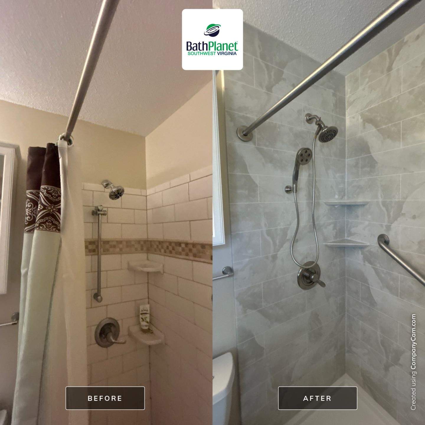 Shower Upgrade by BathPlanet SW Virginia