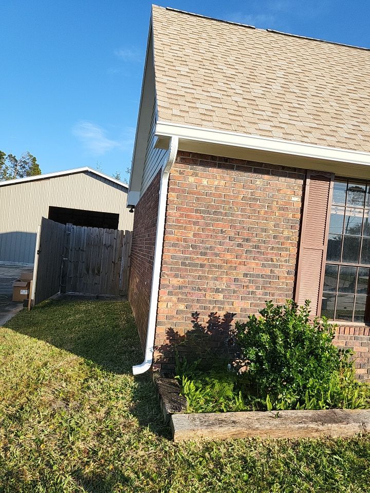 Gutter Installation using K-Style Seamless Gutters by Gutter Professors