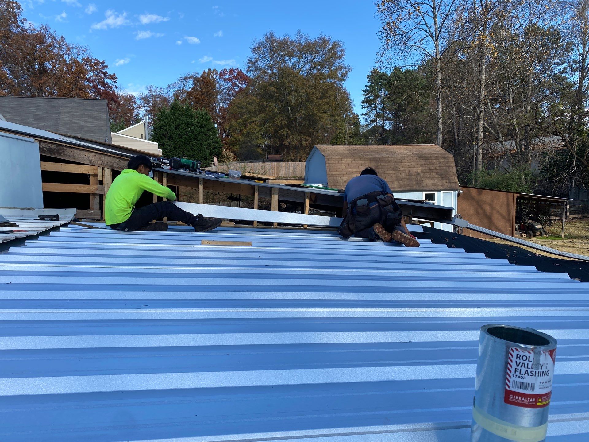 Metal Roofing Project in Marietta by Capital City Roofing