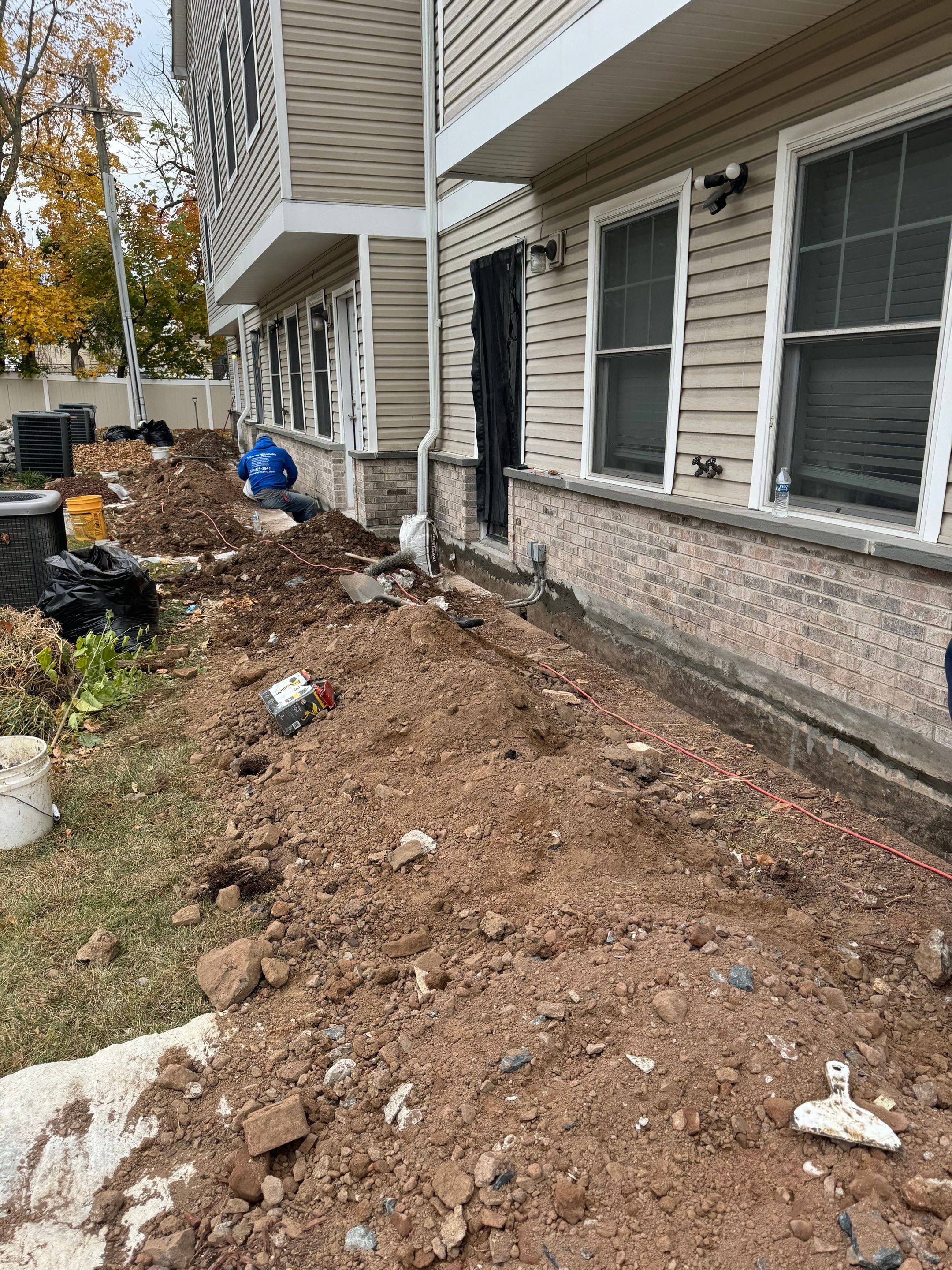 Exterior Spee-D Drain and Waterproofing by Pure Service Pro, LLC 