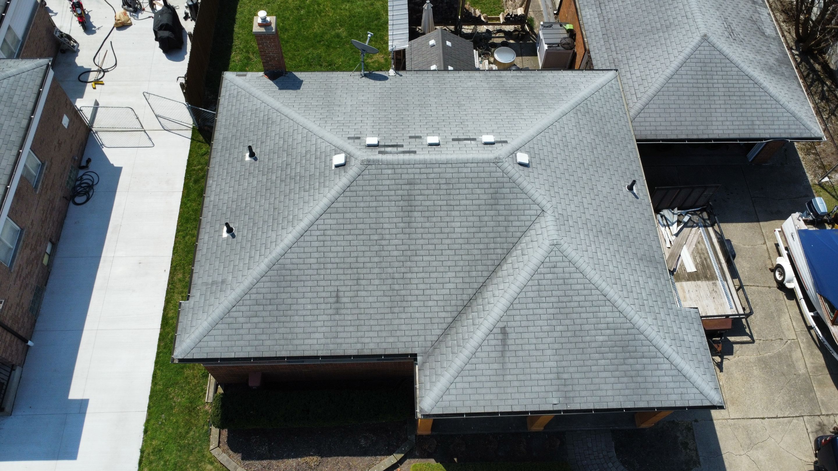 Residential Roofing Installation using IKO DYNASTY - Granite Black by JNR Roofing LLC