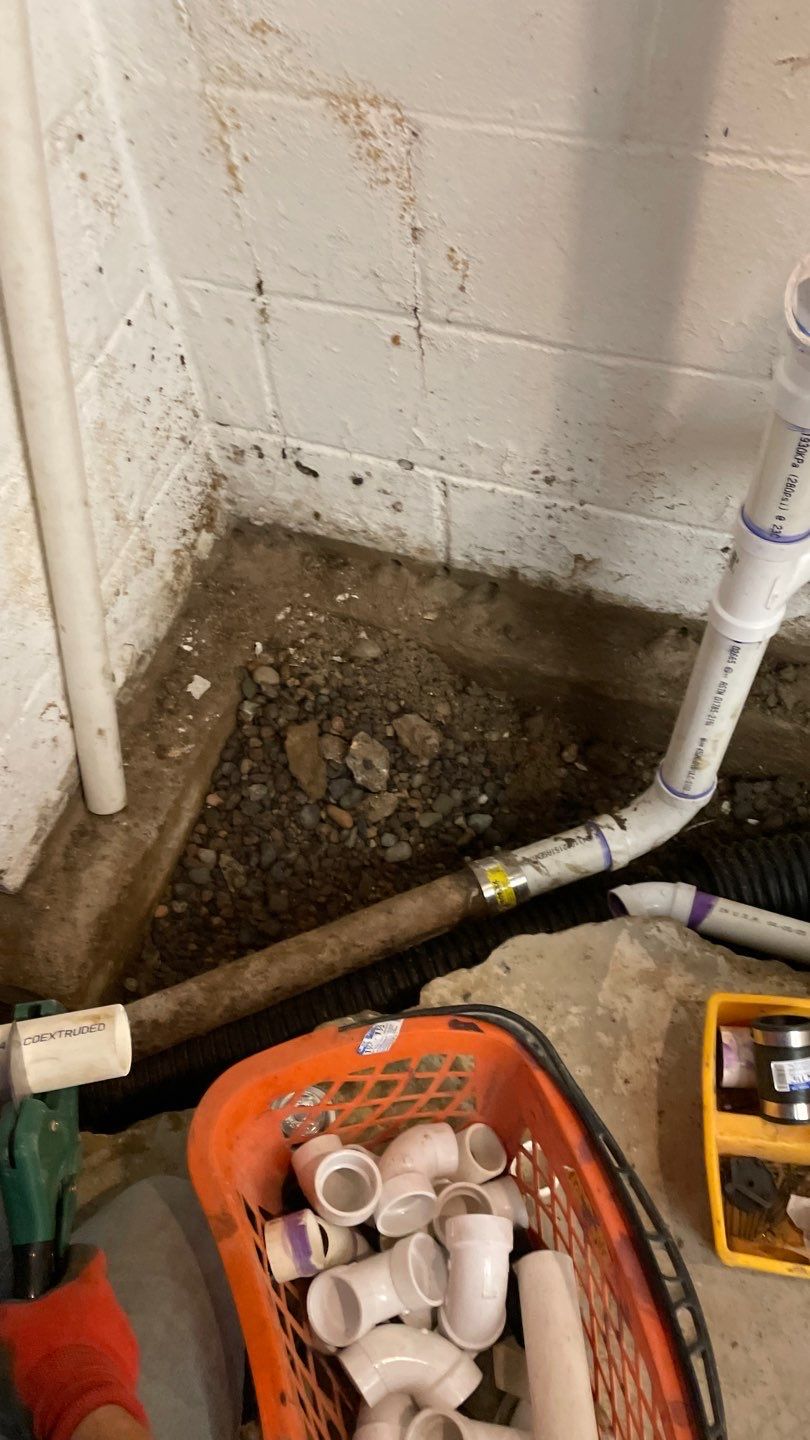 Drain Tile in Columbia Heights by Waterproofing Northeast