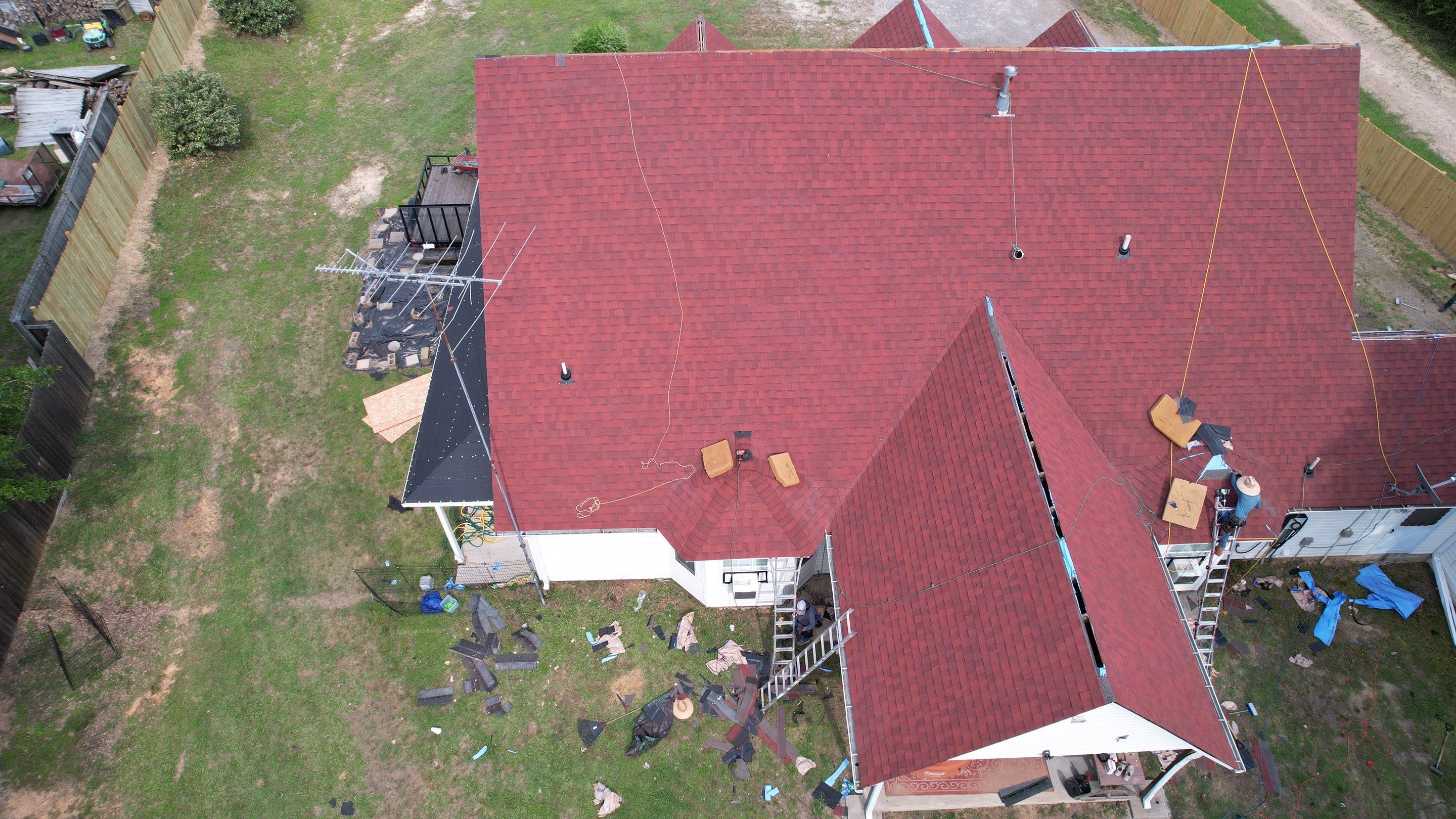 Residential Roofing Installation using GAF Timberline HDZ by Hostetler Roofing