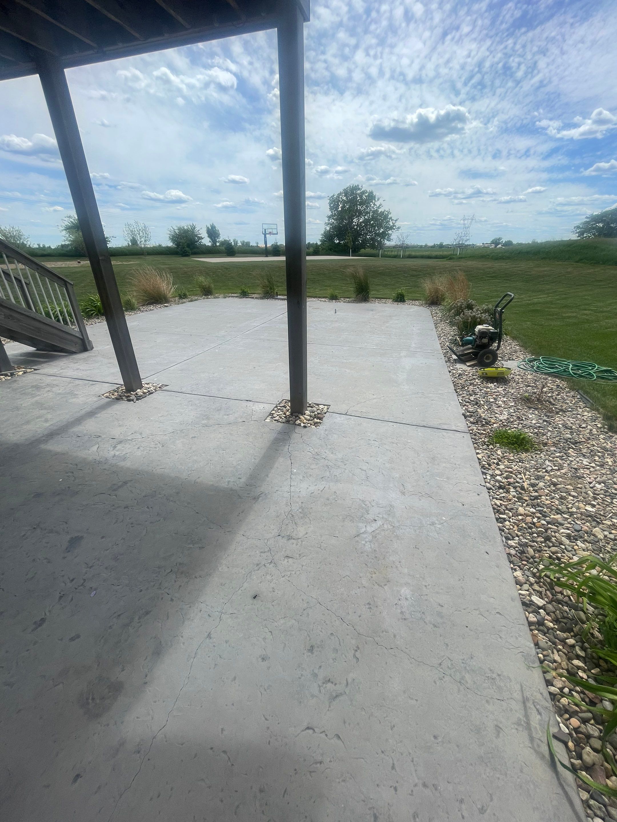 Concrete Patio Restoration and Installation in Sioux Falls by Select Painting, Coatings & Garage Cabinets