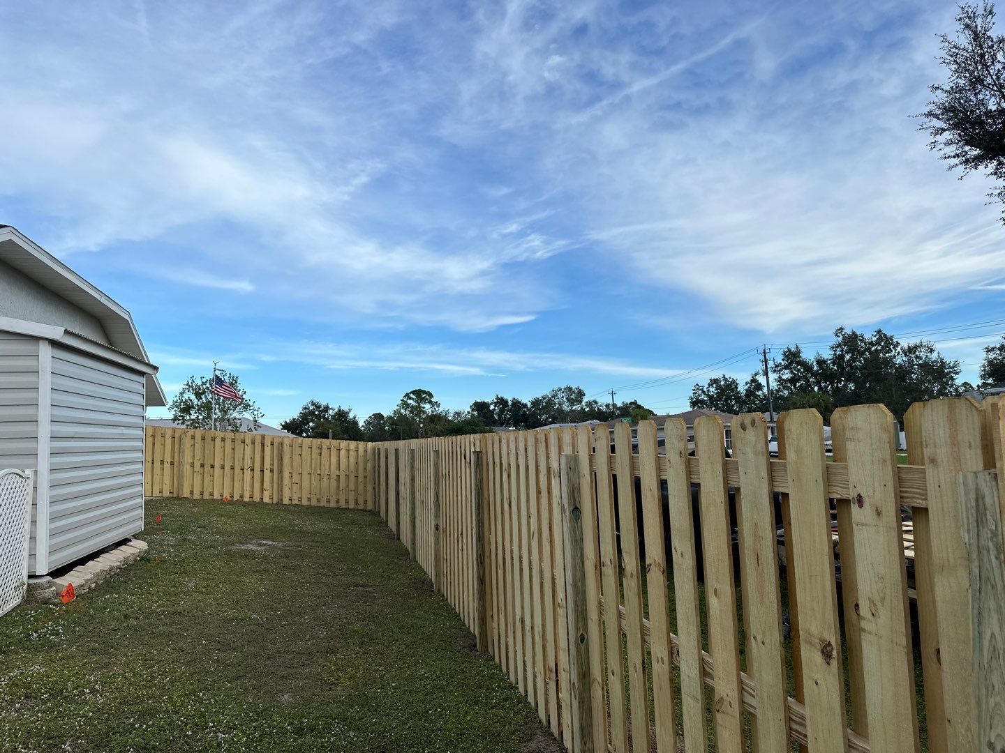 Wood Fence Installation using Wood Pressure Treated Fence  by Asap fence and gates, LLC