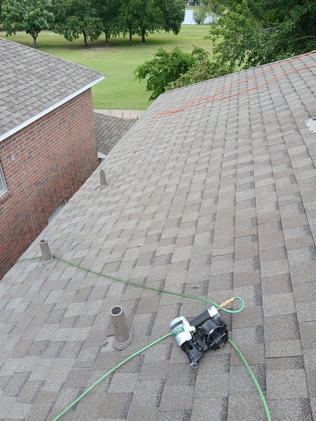 Residential Roofing Installation using Owen's Corning Duration (Lifetime) Shingles by Roof Repair Company