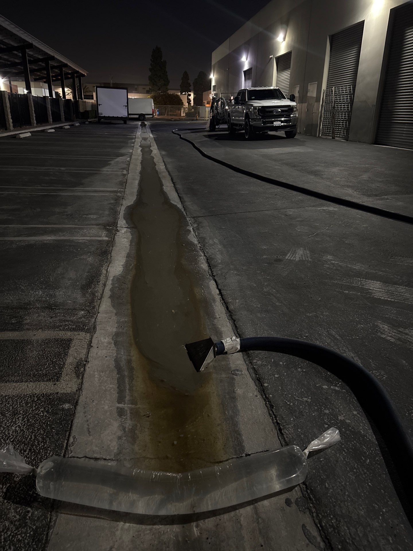 Commercial Hot Water Cleaning & Water Recovery In Huntington Beach by La Power Washing Inc