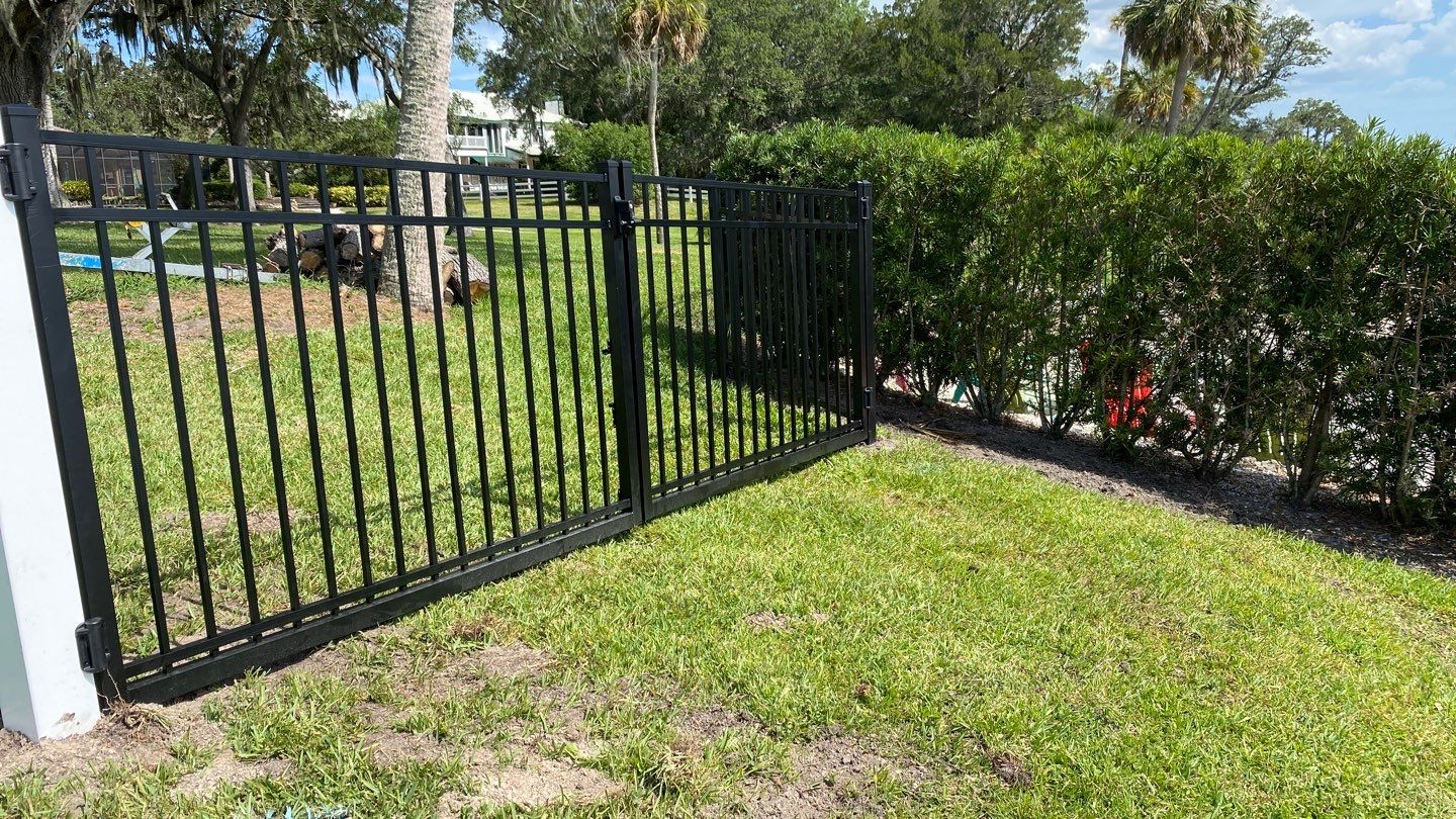 Bradenton, FL 4ft. Tall 3-Rail Ranch Rail and 4ft. Tall 3-Rail Black Aluminum Fence by Asap fence and gates, LLC