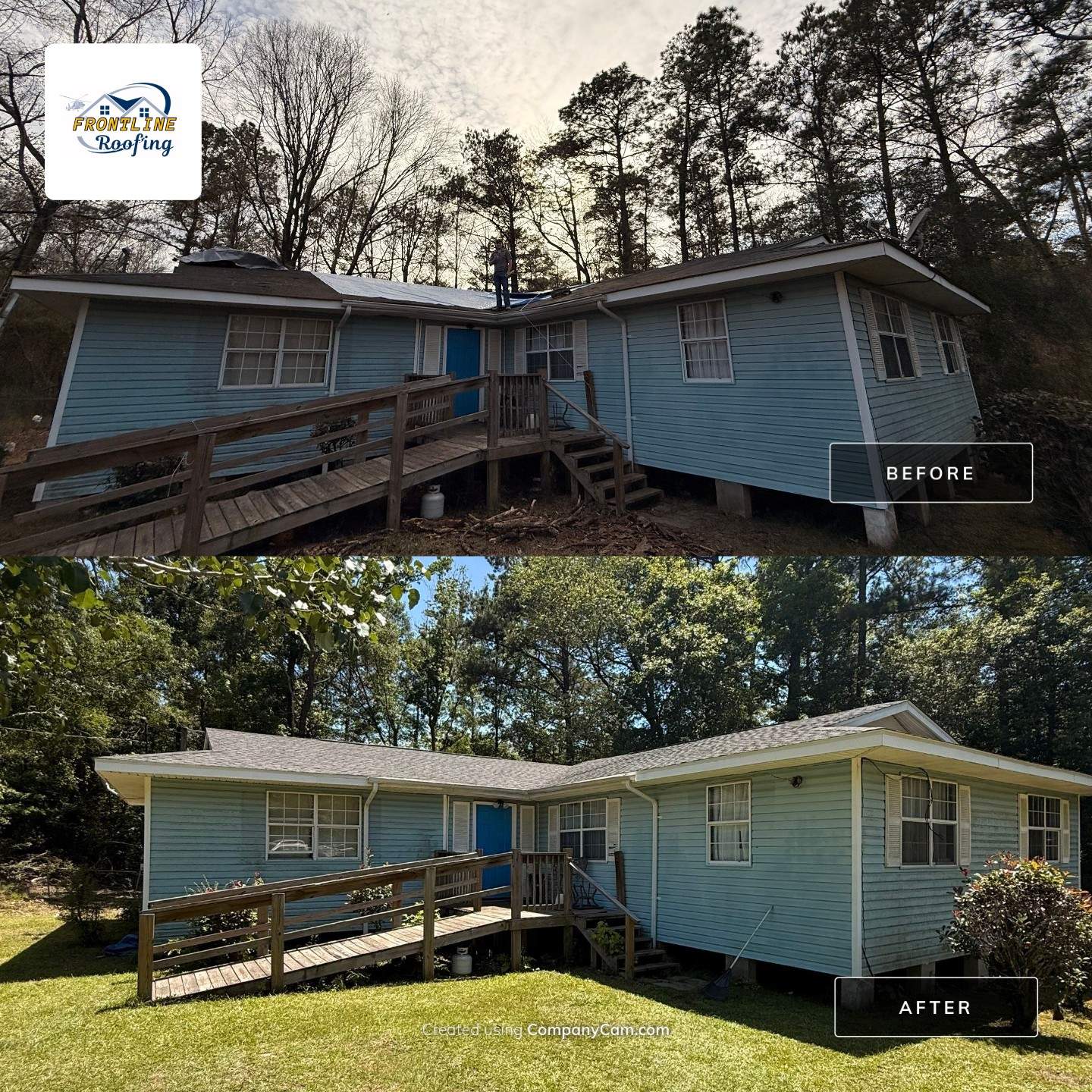 Full Architectural Shingle Roof Replacement Following Storm Damage in Wiggins by Frontline Roofing