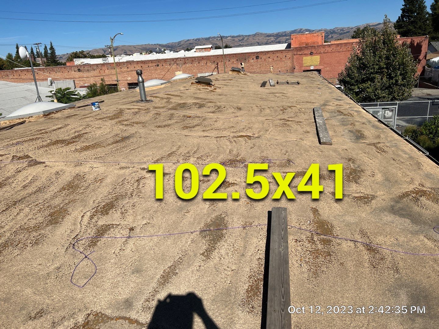 Foam Refurbish using Conklin Benchmark/PUMA XL coatings and spray foam by Straight Edge Roofing Inc