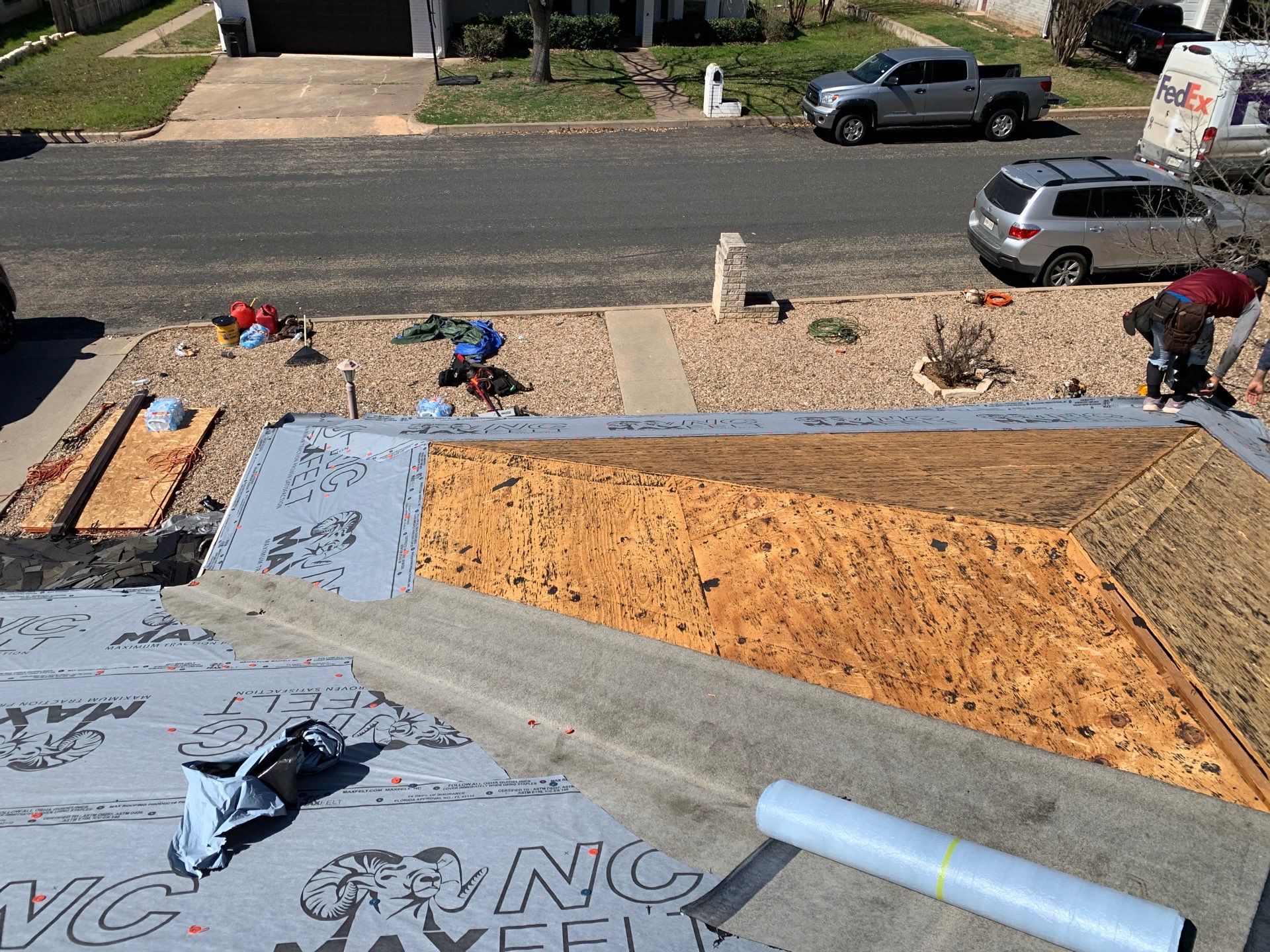 Full Residential Roofing Replacement and Decking Restoration in Fredericksburg by Caliber Restoration LLC
