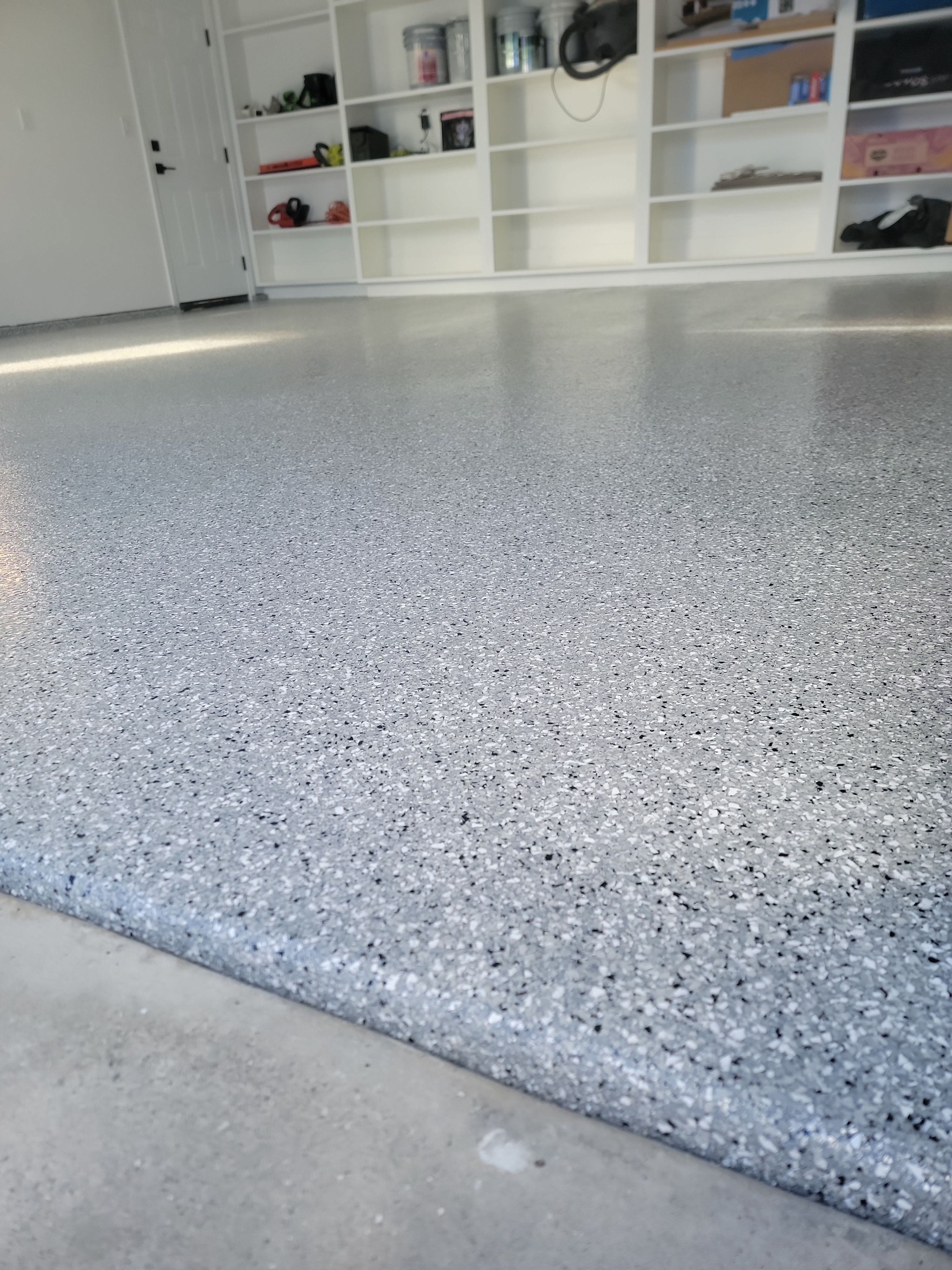 Feather Gray Polyurea Garage Floor Coating in Paso Robles by MGP Coatings