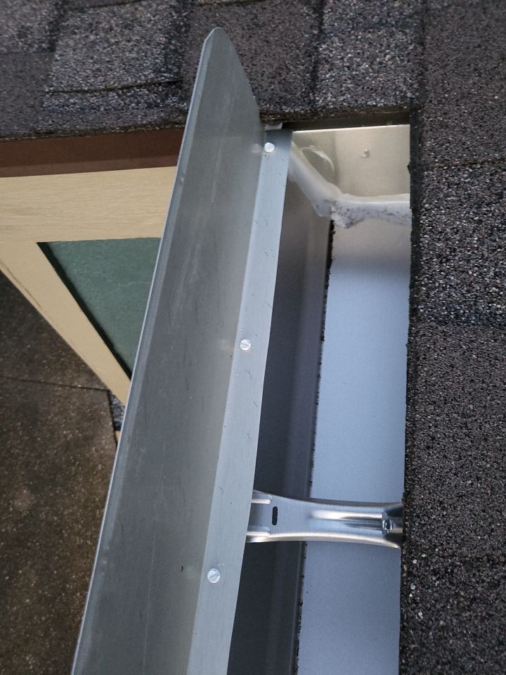 Gutter Installation using Wicker K-Style Seamless Gutters by Gutter Professors