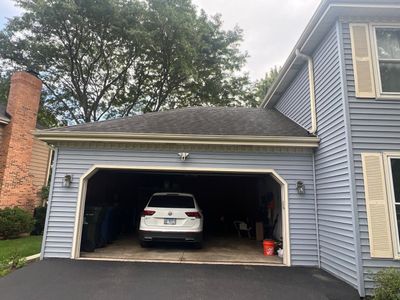 Completed gutter protection installation in Naperville, IL 60563