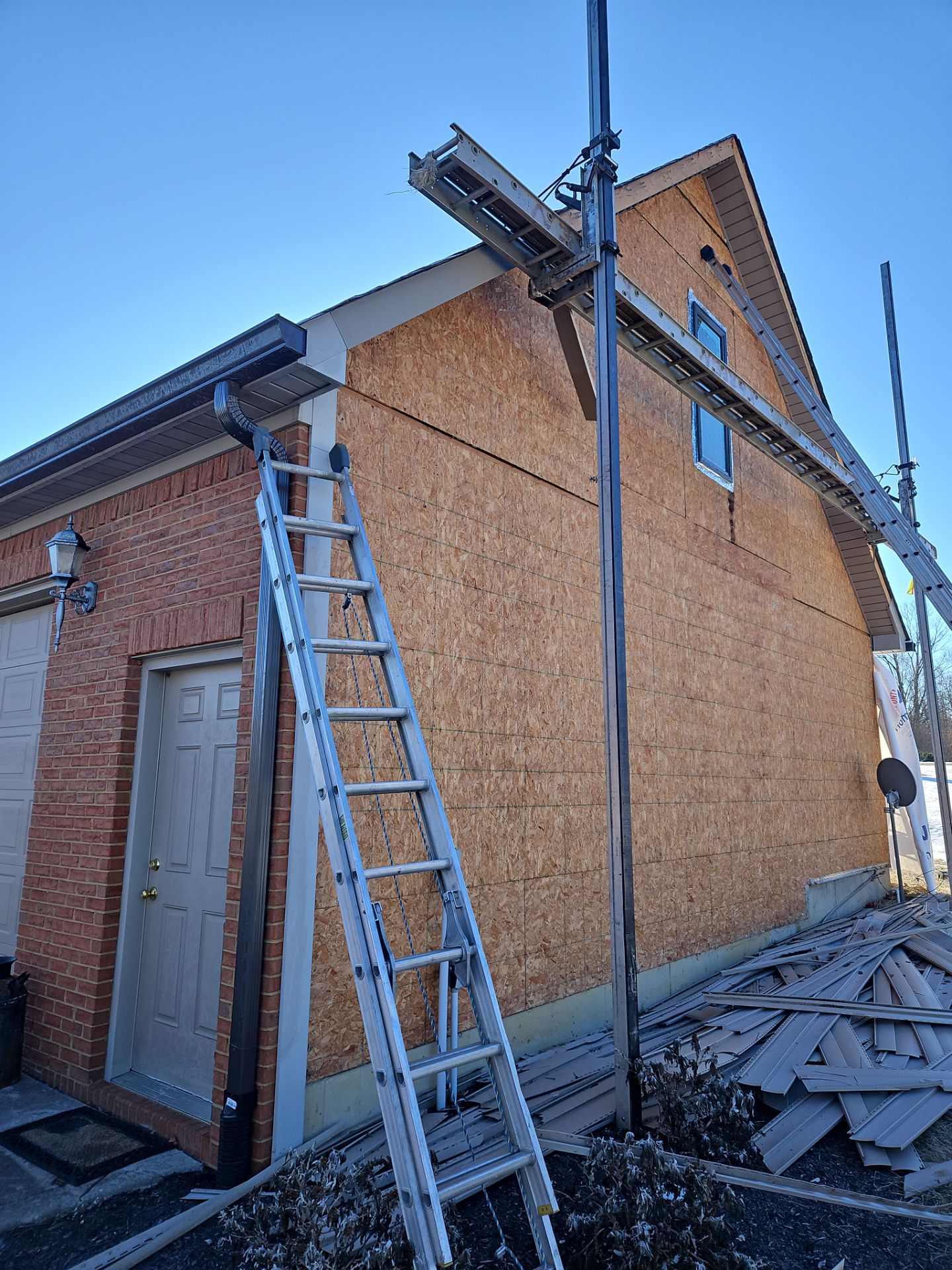 Siding Installation using James Hardie Board & Batten and James Hardie Shakes by Koontz Construction