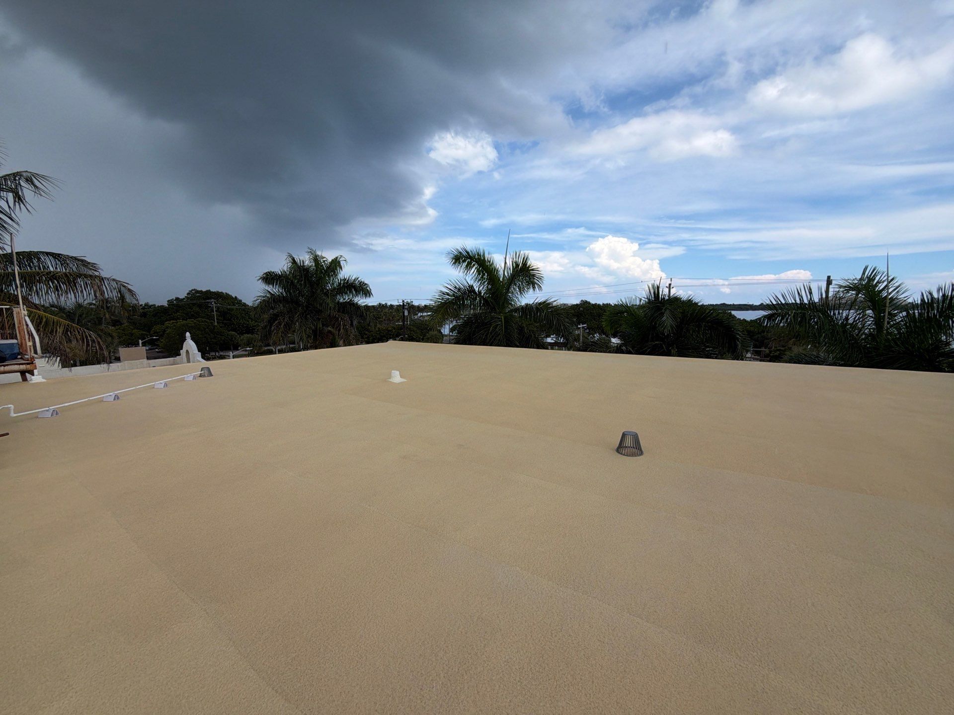 Commercial Roof Restoration for Lake Worth Beach Flat Roof Project by Roof King LLC