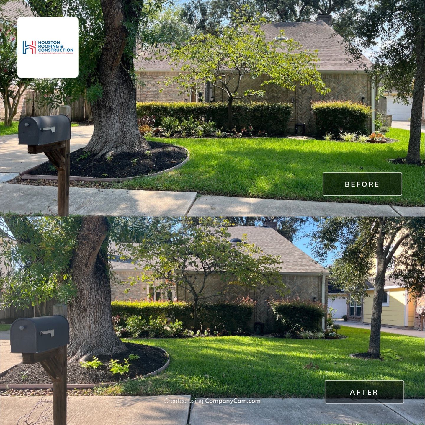 Roof replacement by Houston Roofing & Construction