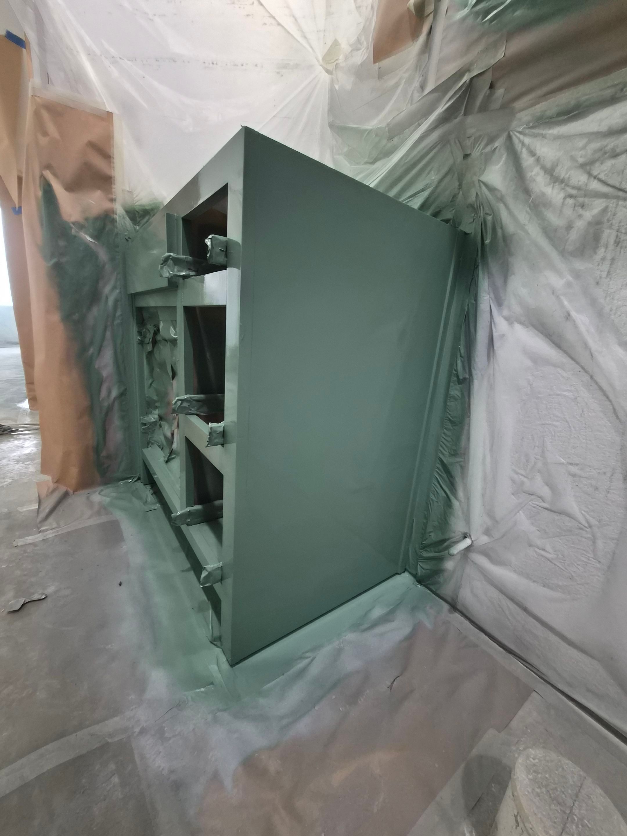 Sage Green Cabinet Transformation in Brownsboro, TX! by Quality Coats Painting
