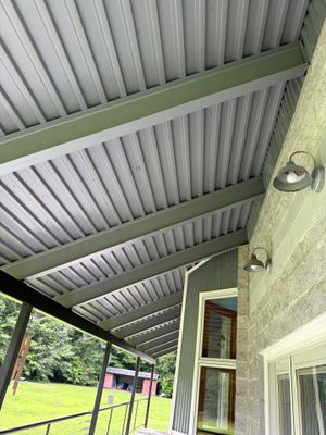 Complete roof painting