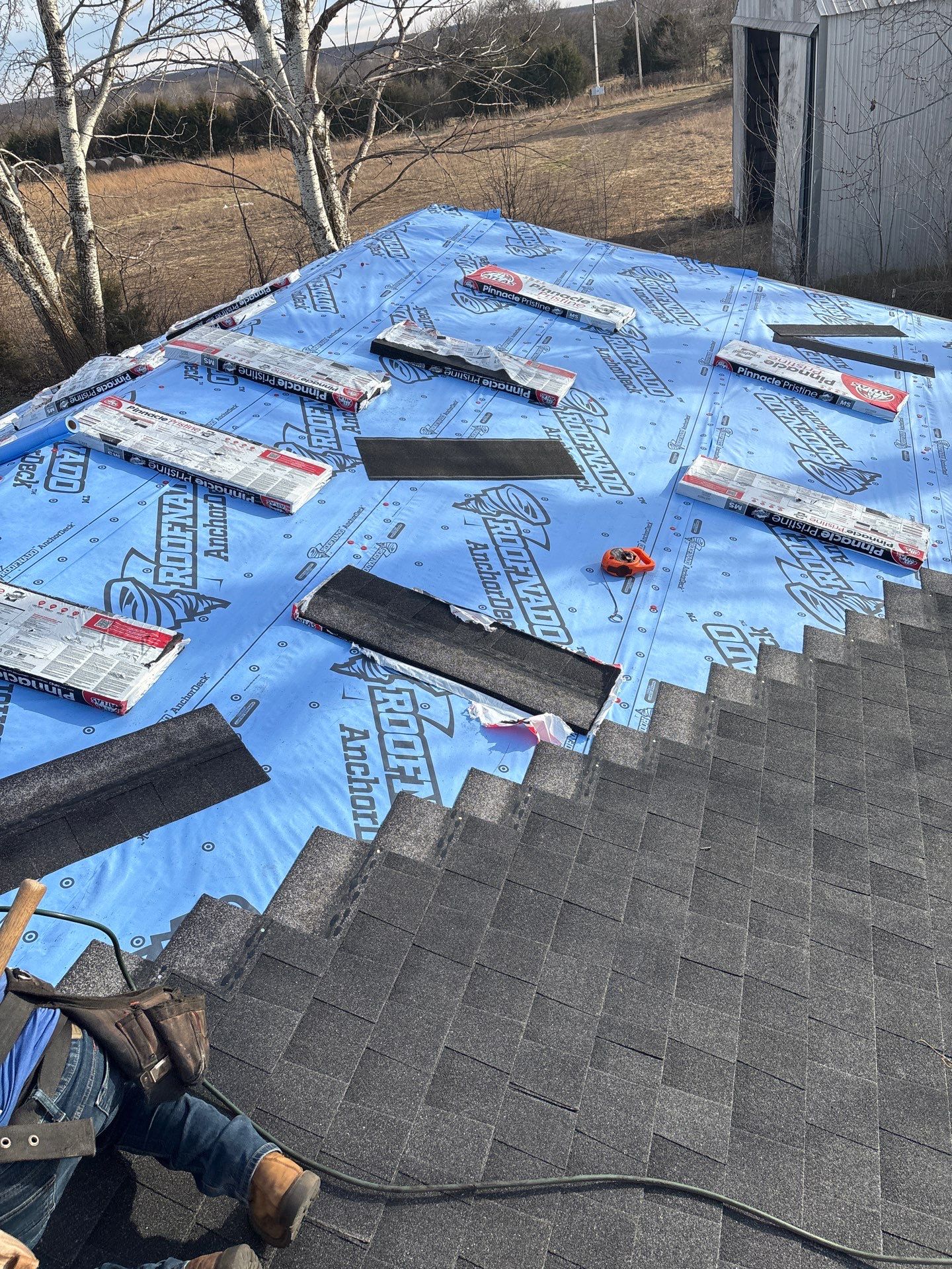 Residential Roofing & Gutter Guards Install  by Titan Commercial & Residential Roofing 