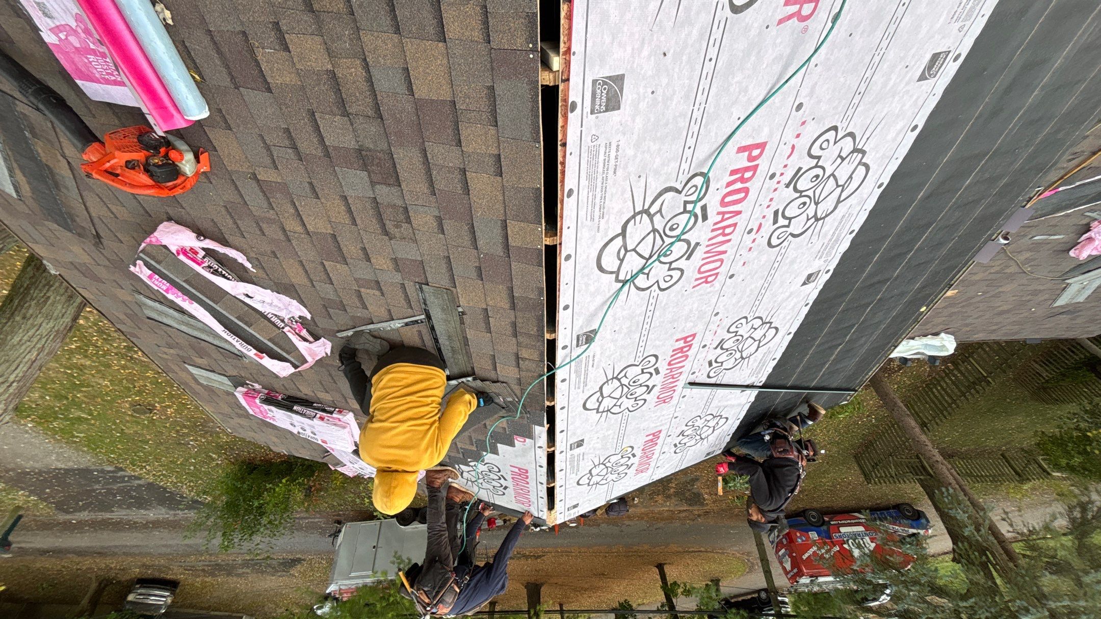 Roof Replacement using Owens Corning Teak by 180 Contractors