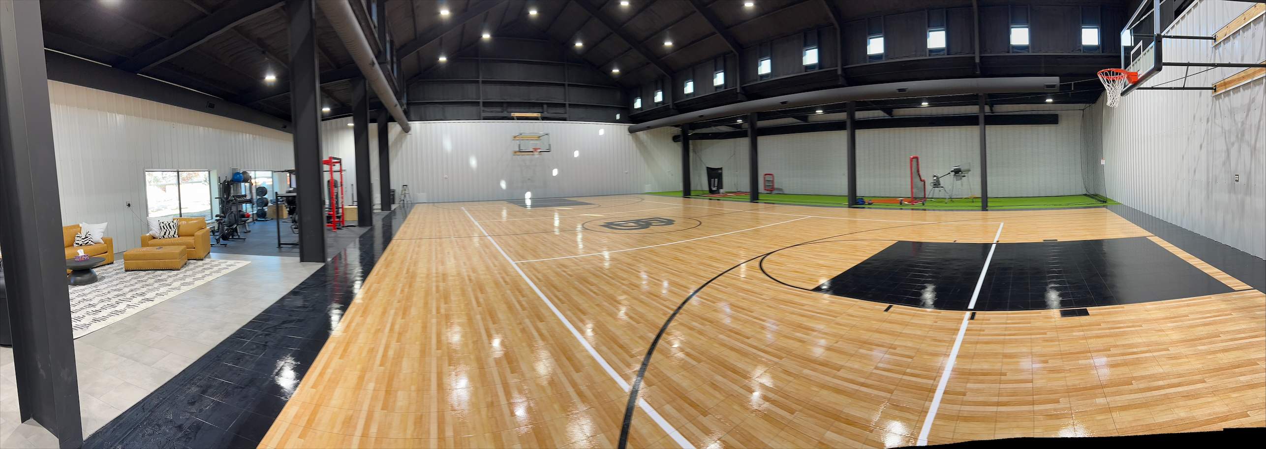 West Texas Home Gym 50x90 by Sport Court Austin