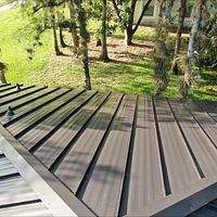 24ga 1.5" Mechanical Seam Matte Black by Total Roofing System The Metal Roof Experts