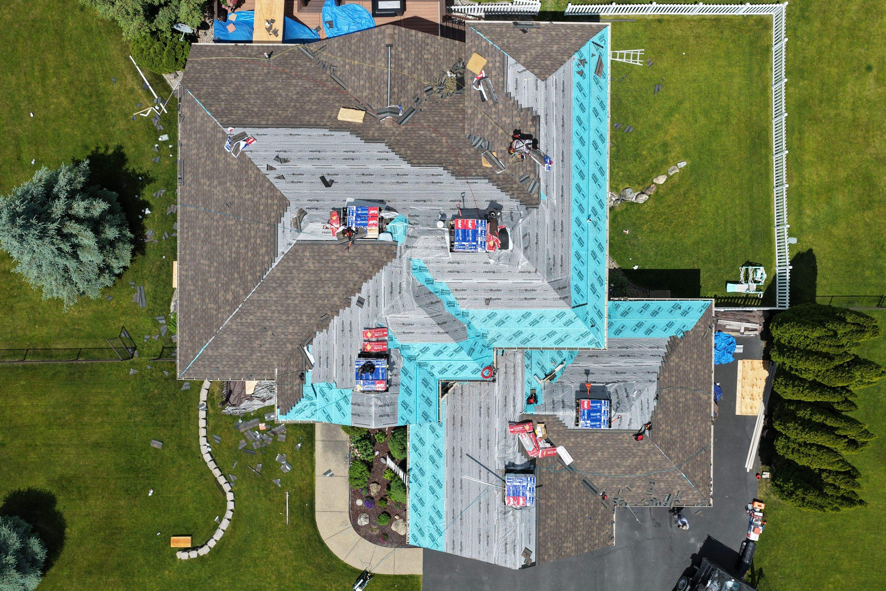 Roof Replacement using GAF Timberline HDZ - Chestnut Valley by Montana Roofing Solutions