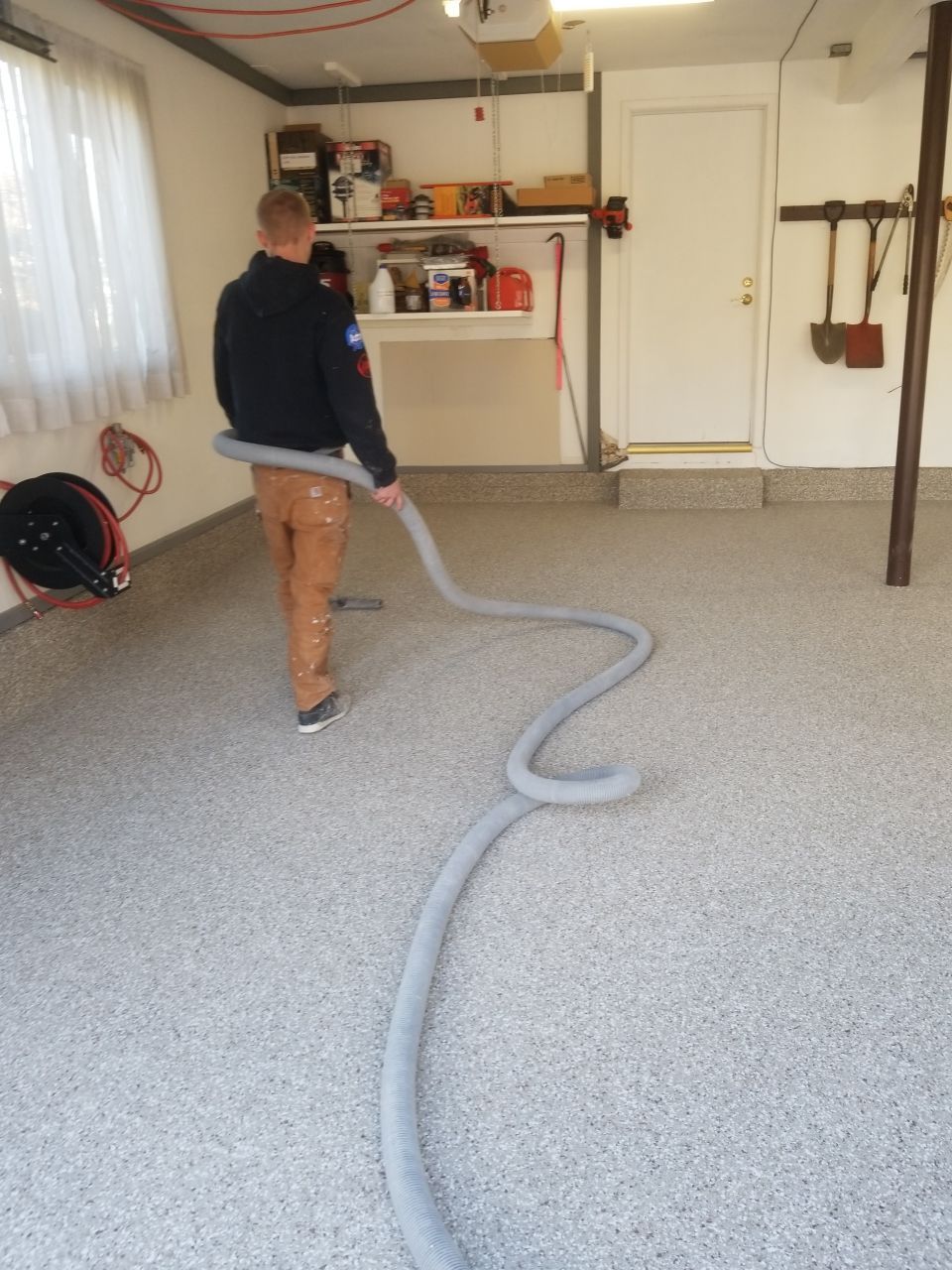 Garage Floor Coating using Penntek in Pebble Beach by Spectrum Painting, LLC