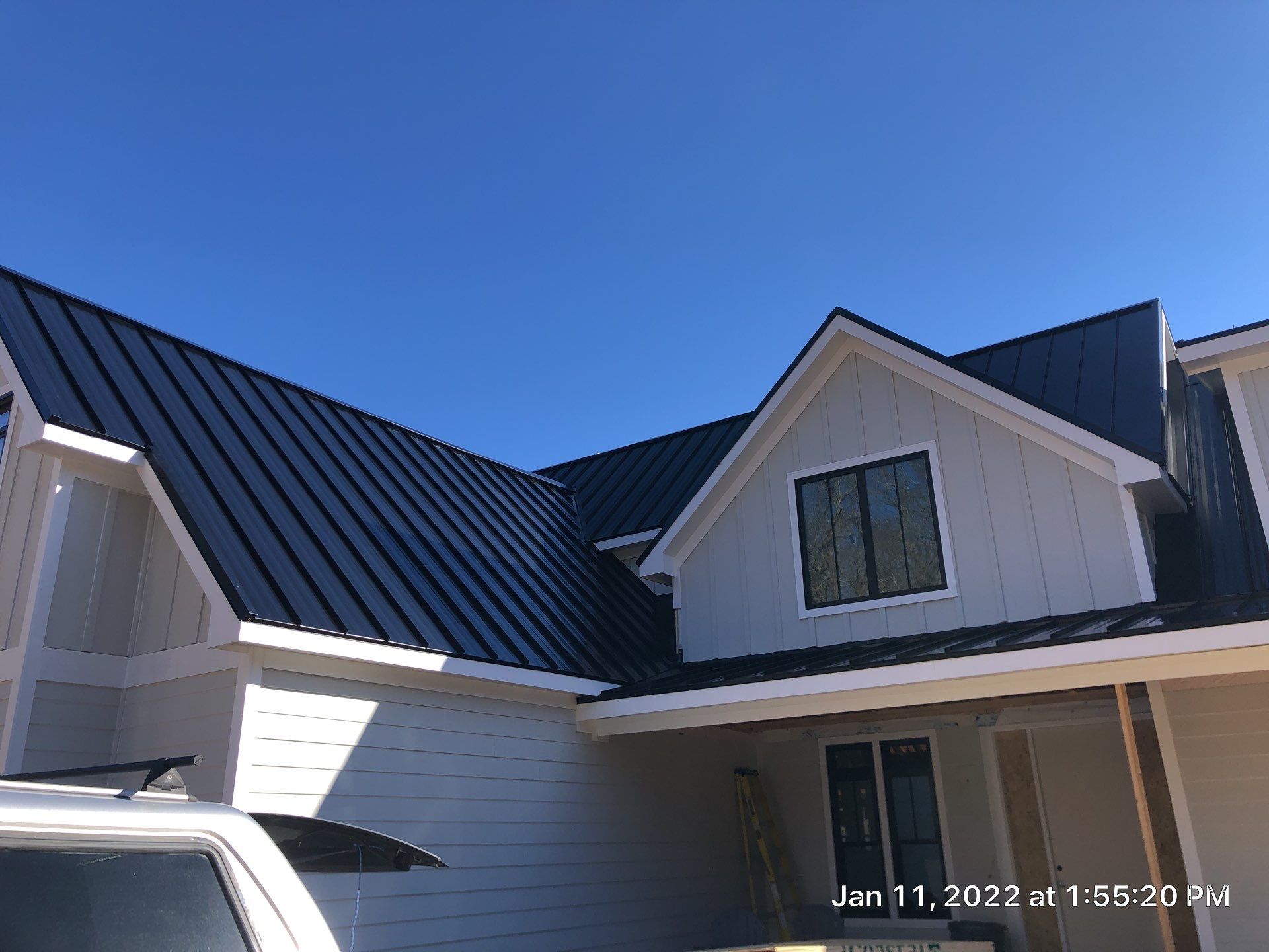 Custom Home Metal Roof Installation by Just In Time Roofing and Restoration