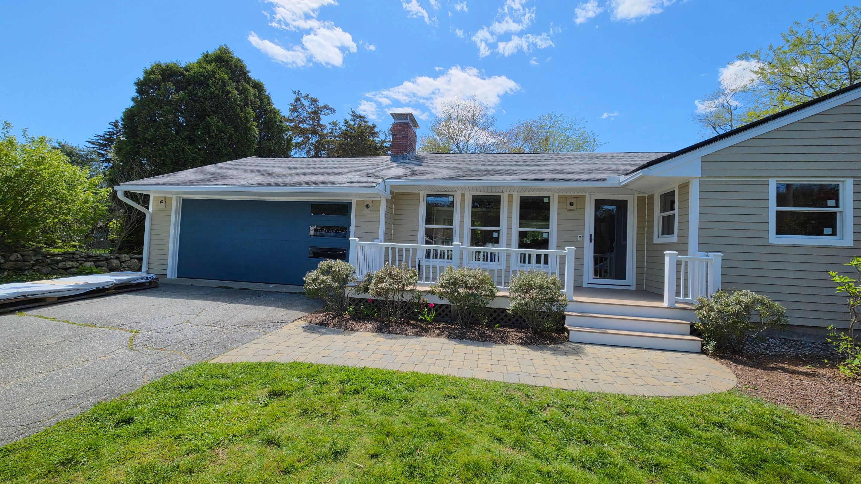 Transformation Raintech White  by DiGiorgi Roofing and Siding Inc