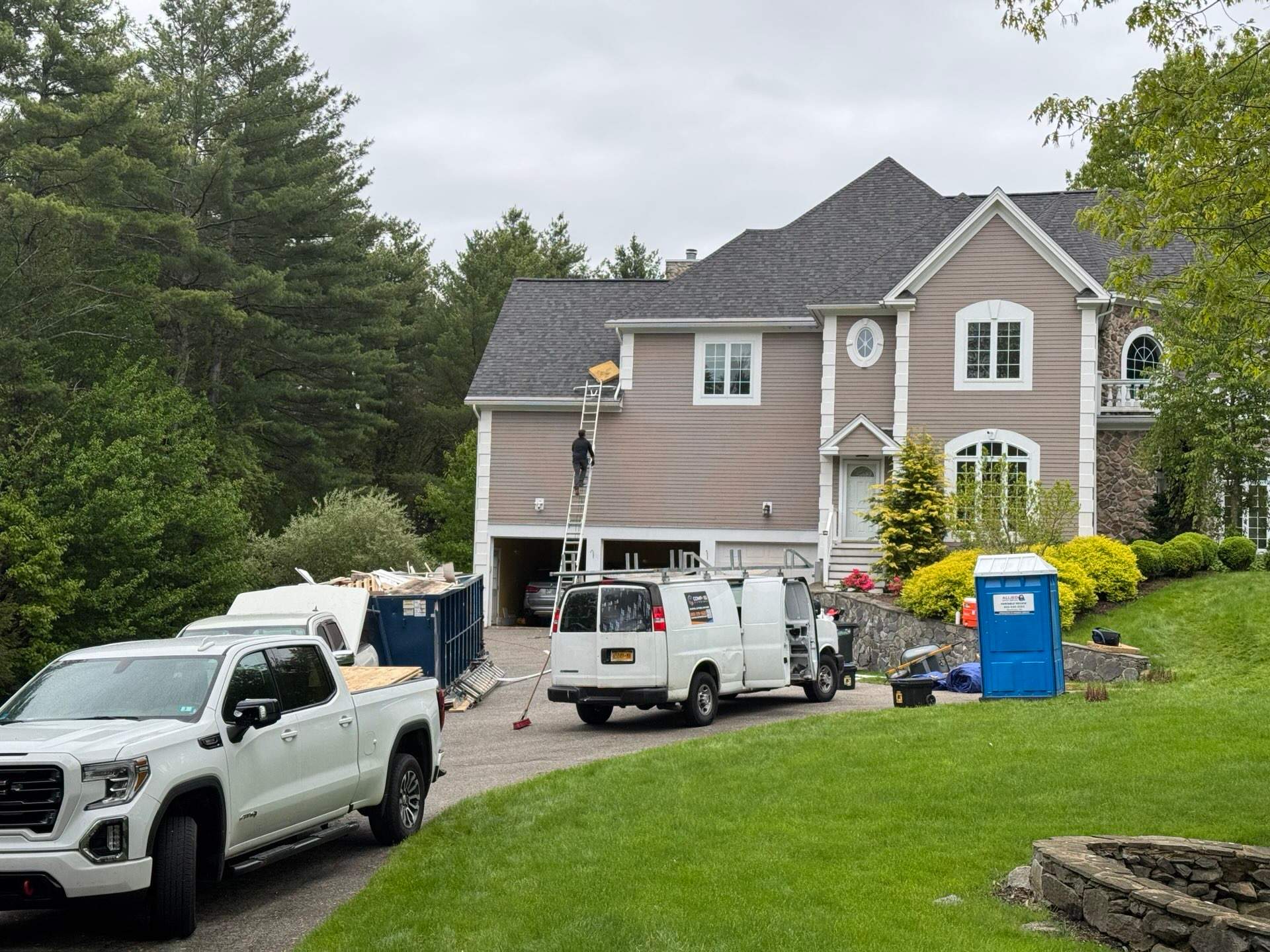 Roof Replacement in Stratham by Compass exteriors