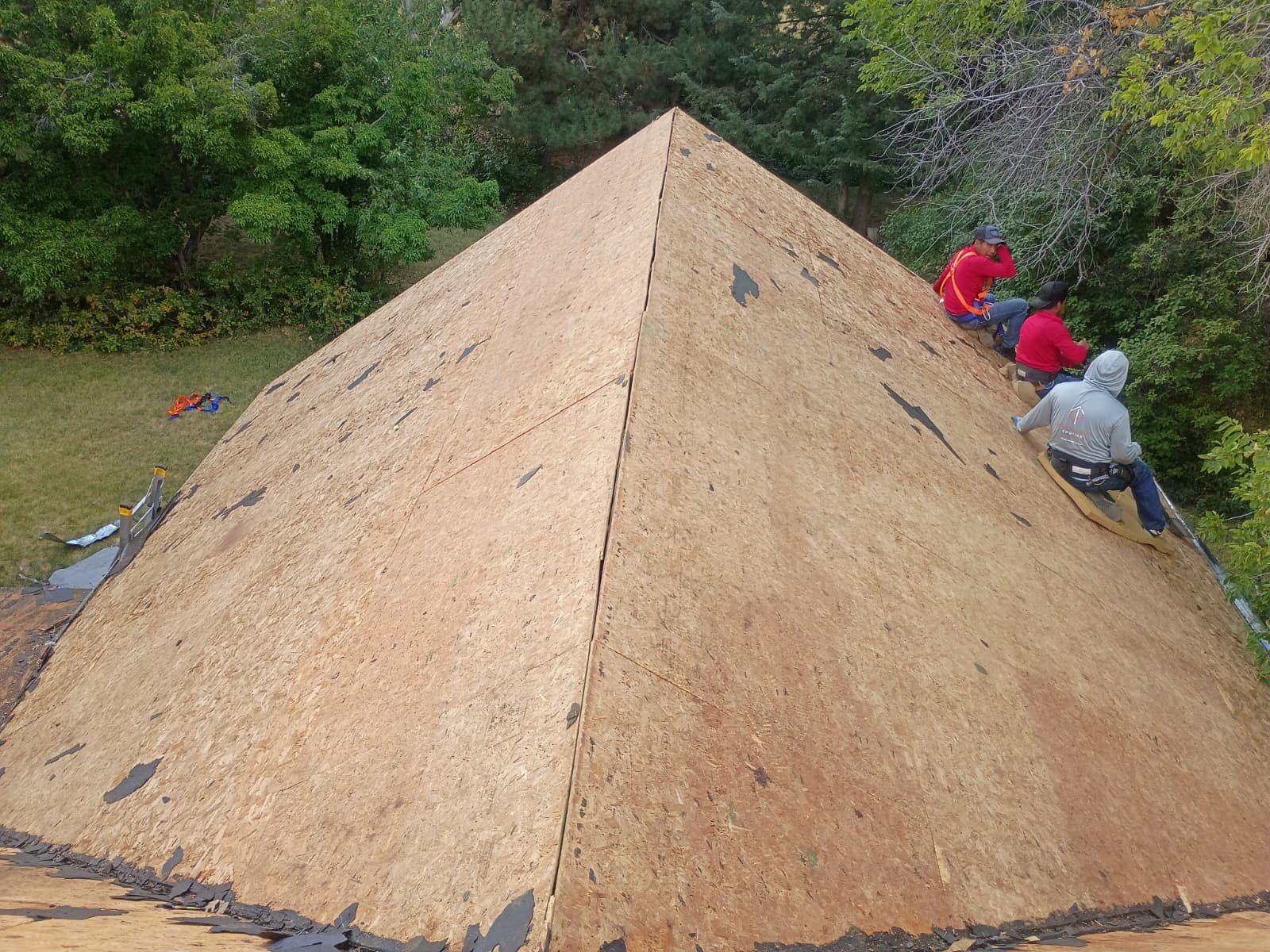 Architectural Shingle Roof Replacement for Boise Log Cabin Home by Olive Roofing