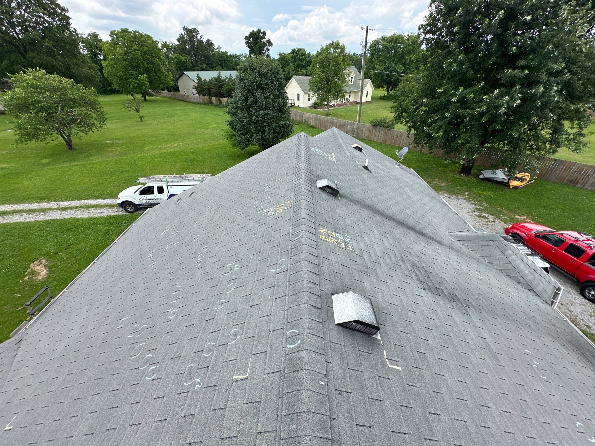 Solid Hail Damage - 3 Tab by Paragon Roofing